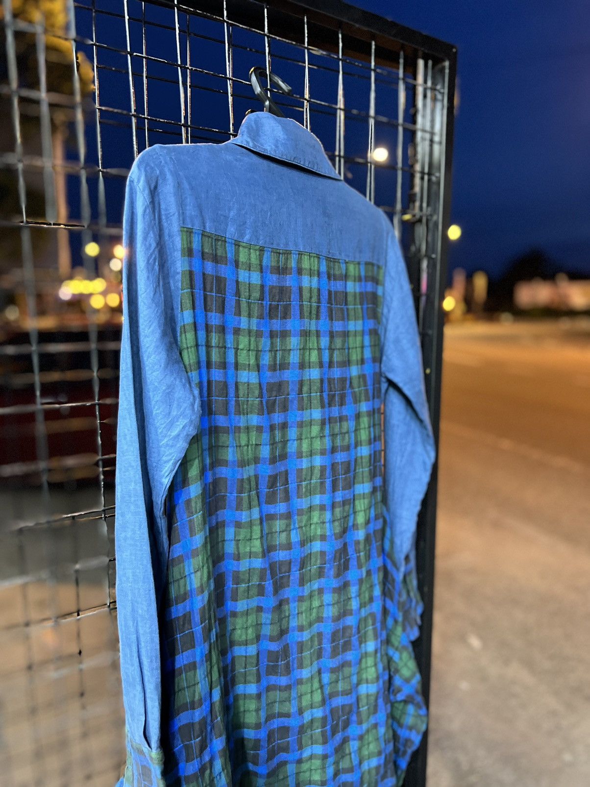 Yohji Yamamoto Yohji Yamamoto regulation tied waist denim dress be sample Size US L / EU 52-54 / 3 - 6 Thumbnail