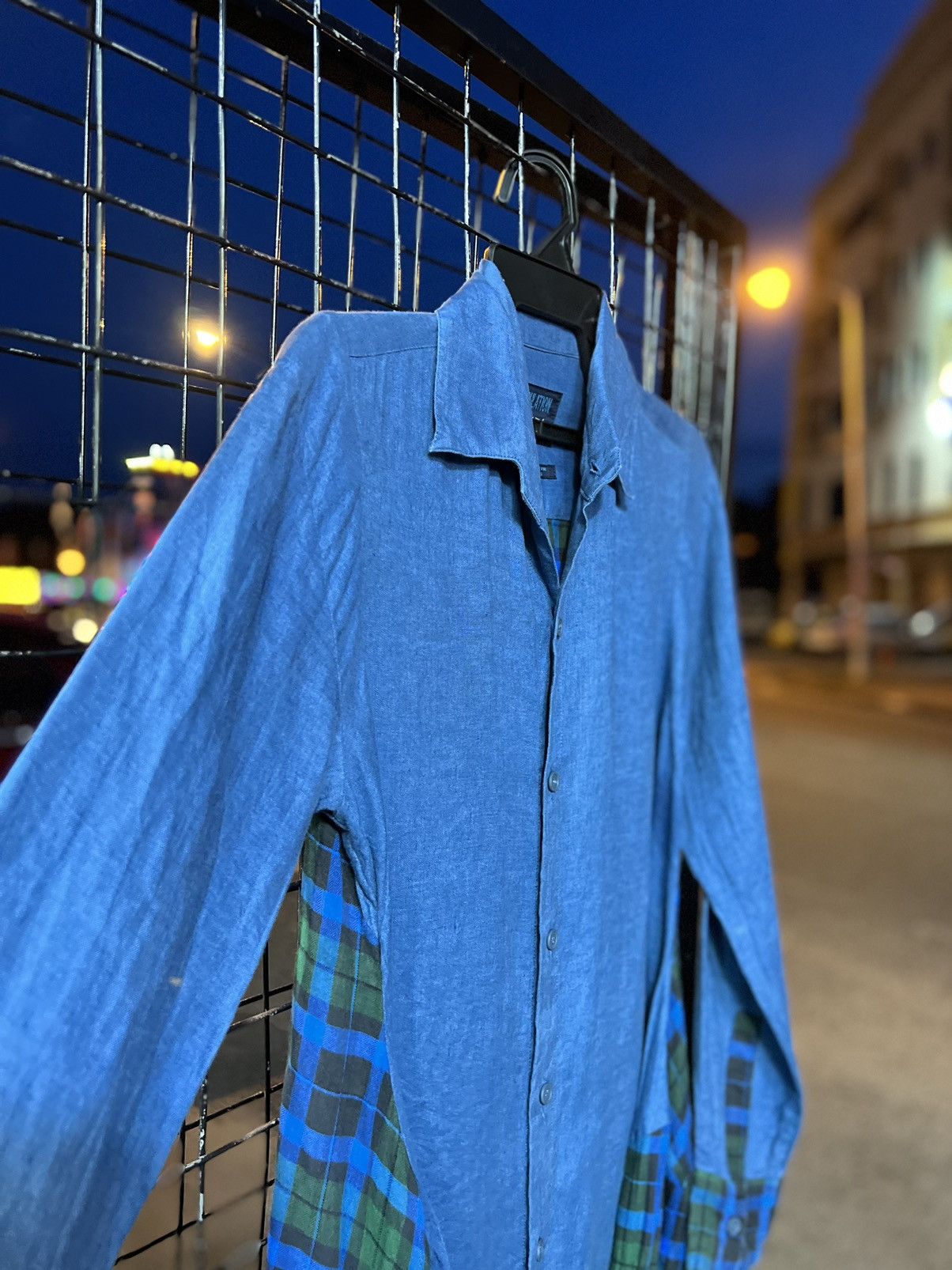 Yohji Yamamoto Yohji Yamamoto regulation tied waist denim dress be sample Size US L / EU 52-54 / 3 - 4 Thumbnail