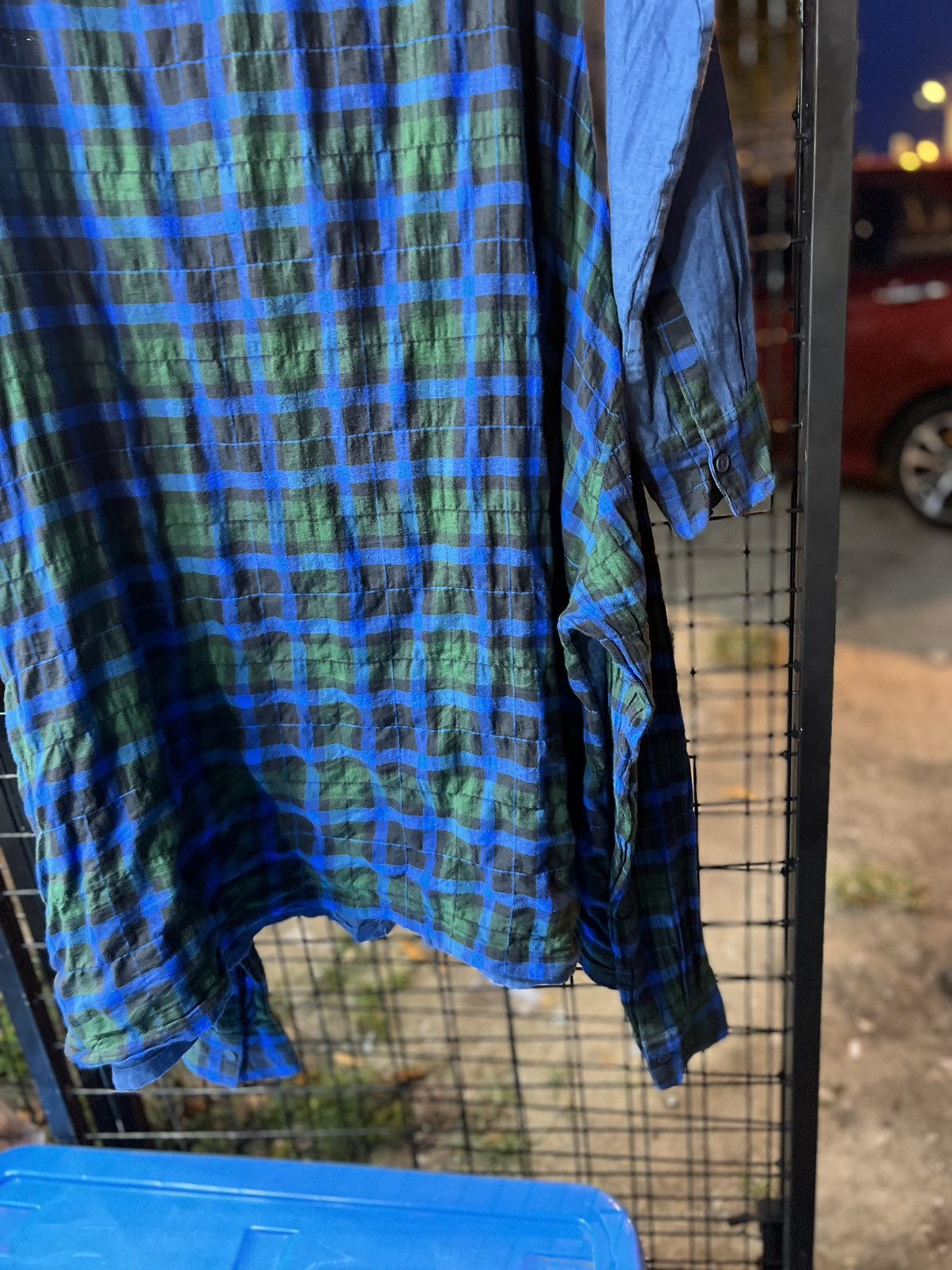 Yohji Yamamoto Yohji Yamamoto regulation tied waist denim dress be sample Size US L / EU 52-54 / 3 - 9 Thumbnail