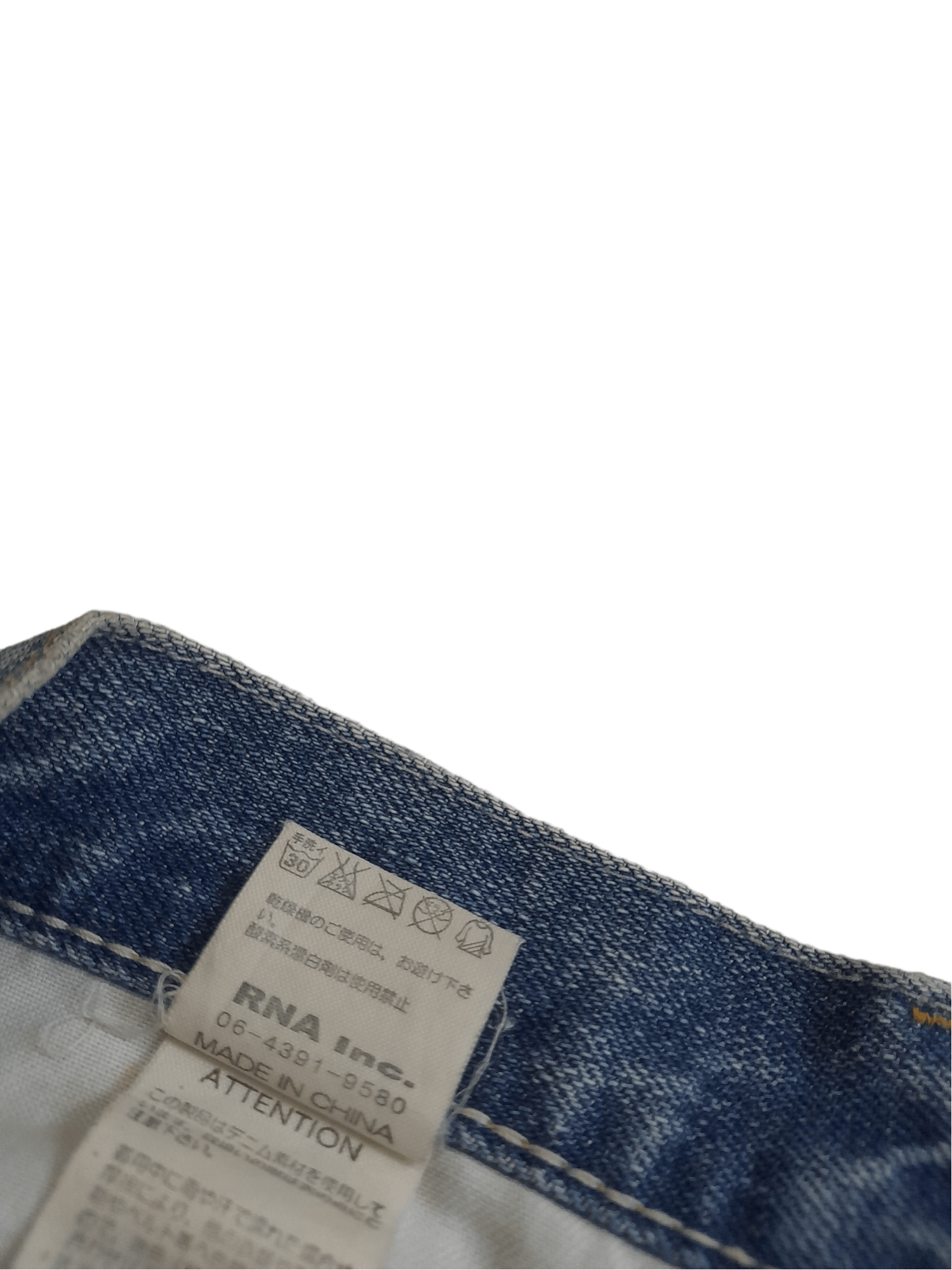 Japanese Brand RNA Sweat & Bloods Distressed Denim Punk (E367) w30 Size US 30 / EU 46 - 9 Thumbnail