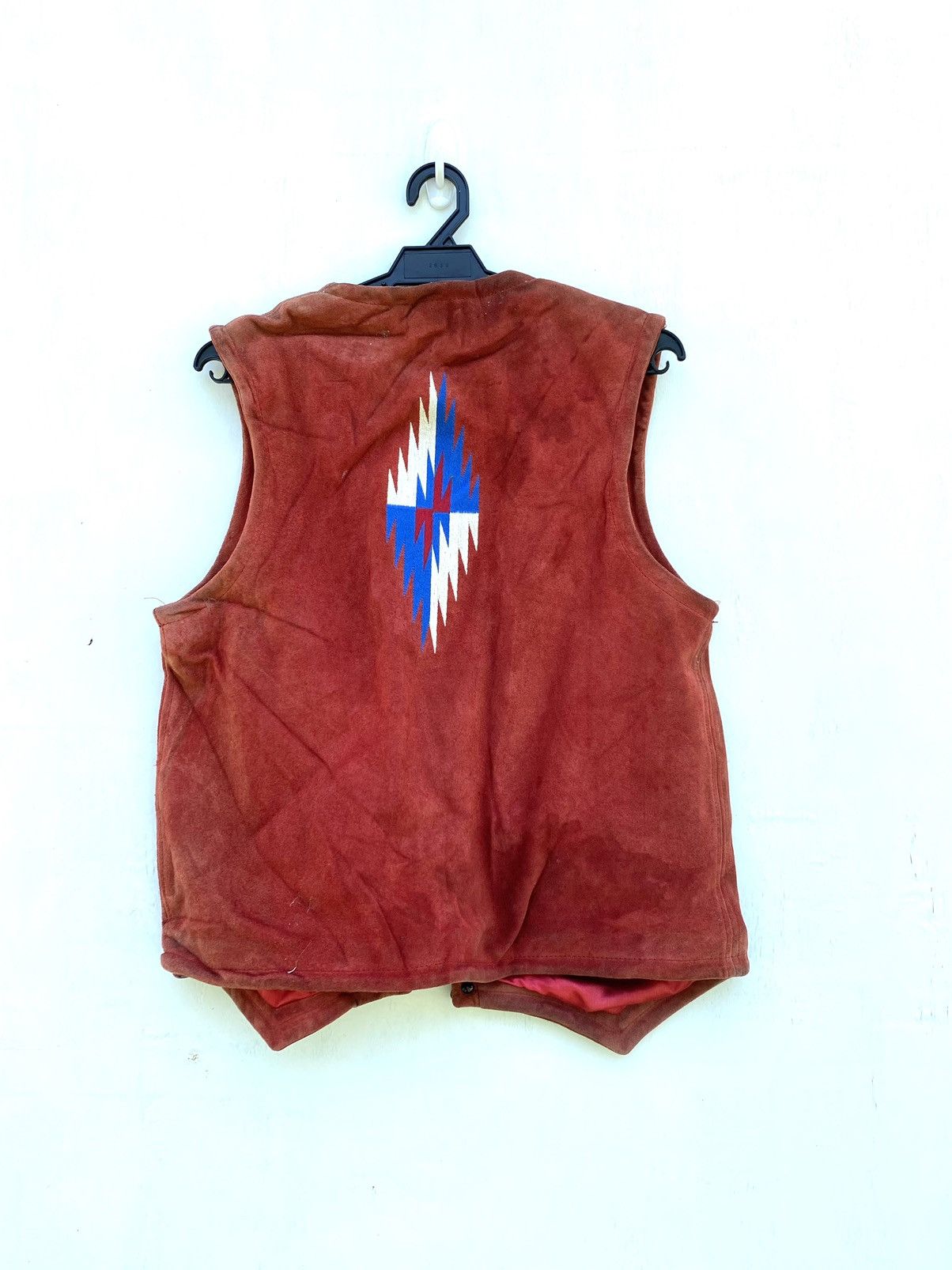 Kapital BAILEY STOCKMAN NAVAJO VEST SUEDE LEATHER Size US XS / EU 42 / 0 - 3 Thumbnail