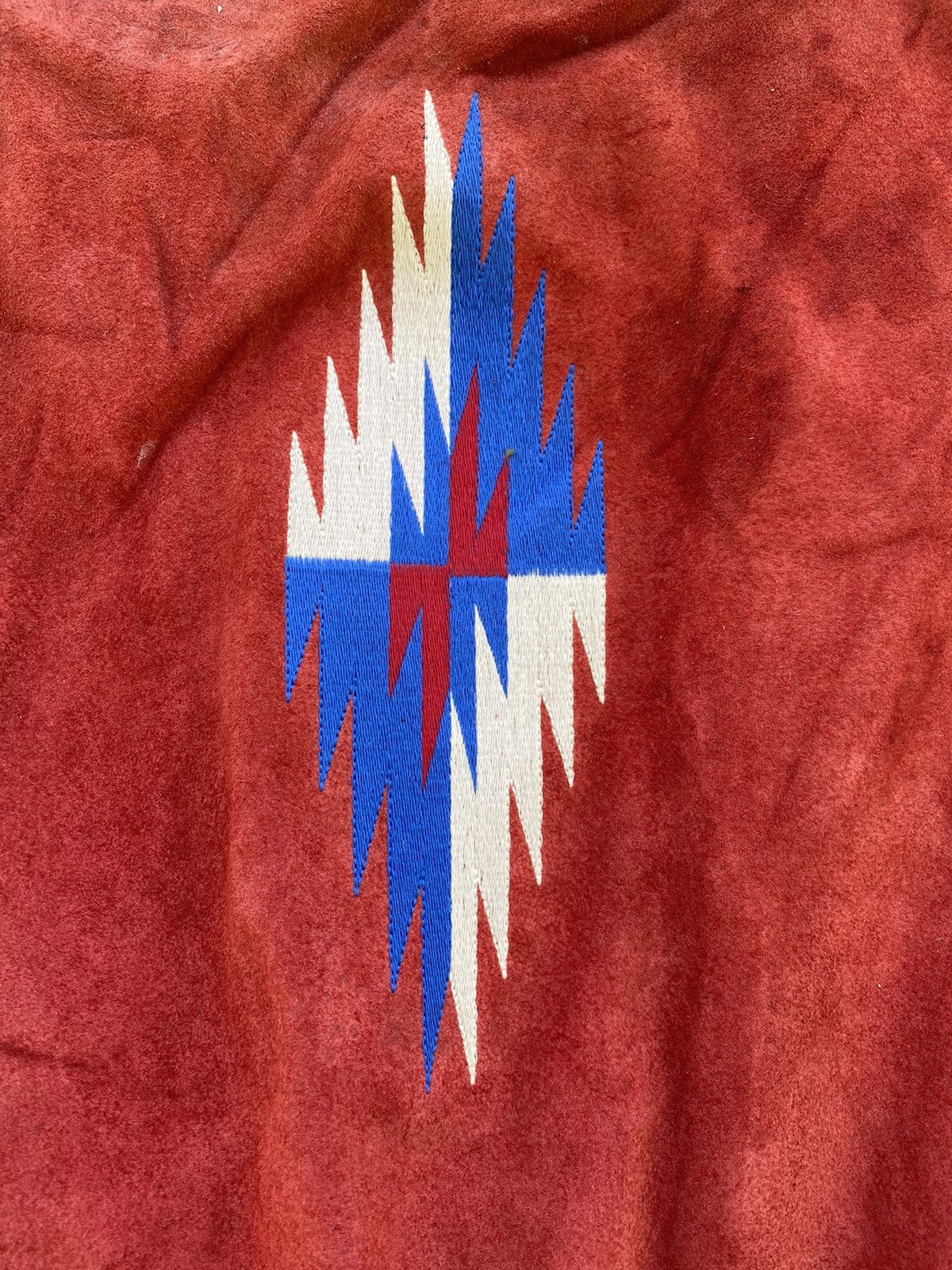 Kapital BAILEY STOCKMAN NAVAJO VEST SUEDE LEATHER Size US XS / EU 42 / 0 - 4 Thumbnail