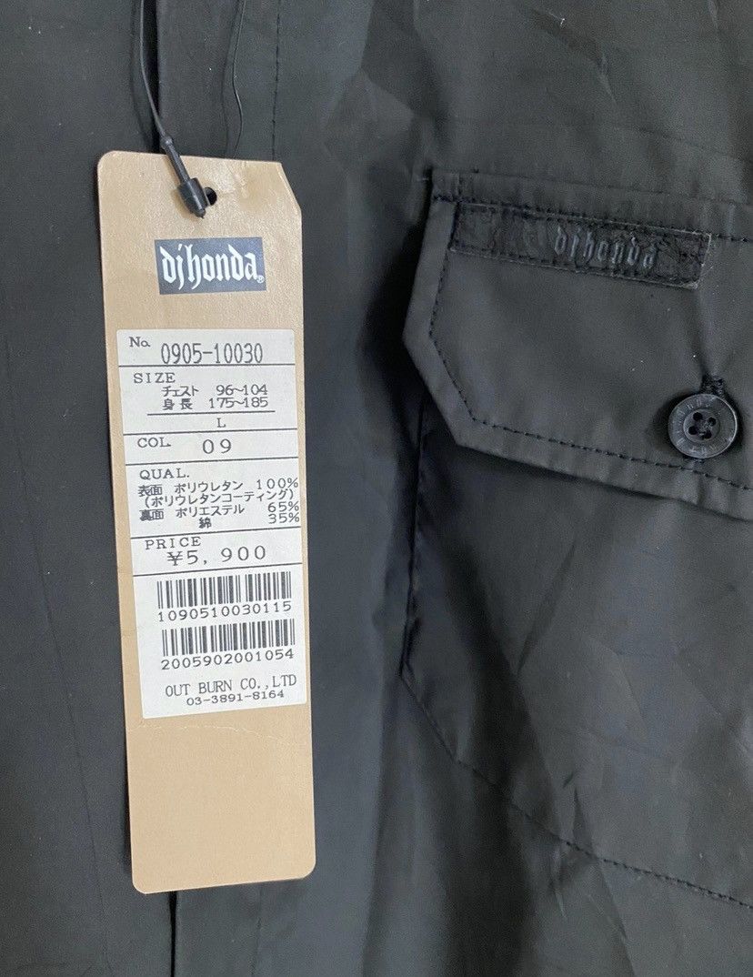 Japanese Brand Dj Honda satin shirt full black colour nice designer Size US L / EU 52-54 / 3 - 4 Thumbnail