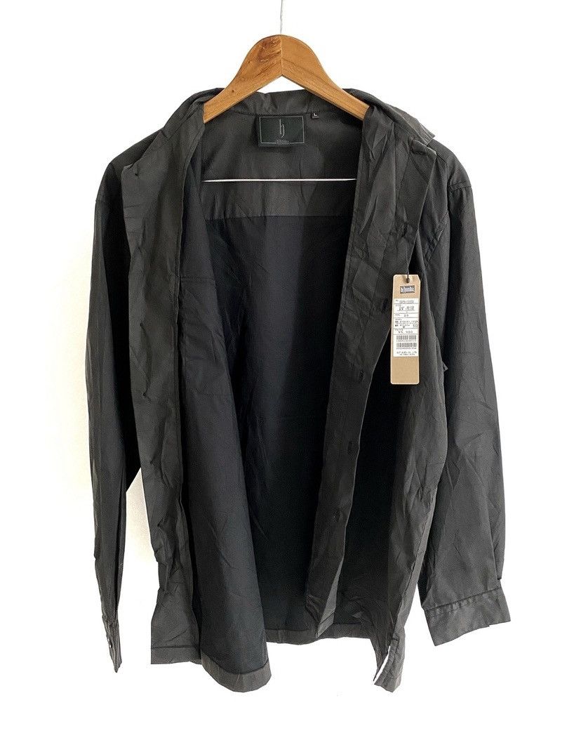 Japanese Brand Dj Honda satin shirt full black colour nice designer Size US L / EU 52-54 / 3 - 3 Thumbnail