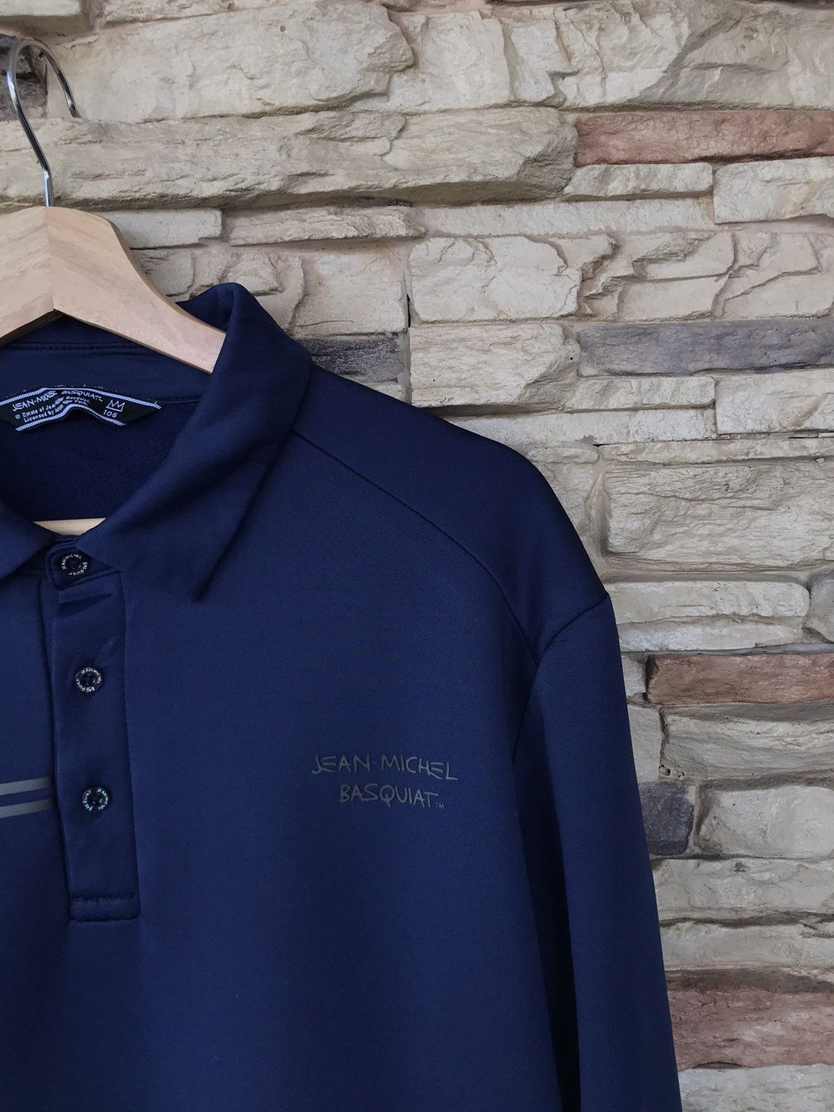 Jean-Michel Basquiat Jean Michel Basquiat Long Sleeve Fleece Button Up Tee Size US L / EU 52-54 / 3 - 3 Thumbnail