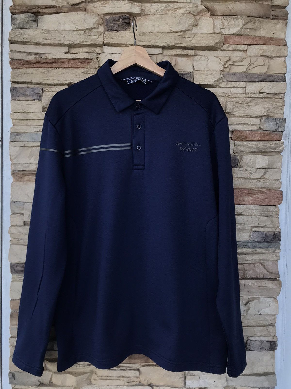 Jean-Michel Basquiat Jean Michel Basquiat Long Sleeve Fleece Button Up Tee Size US L / EU 52-54 / 3 - 1 Thumbnail
