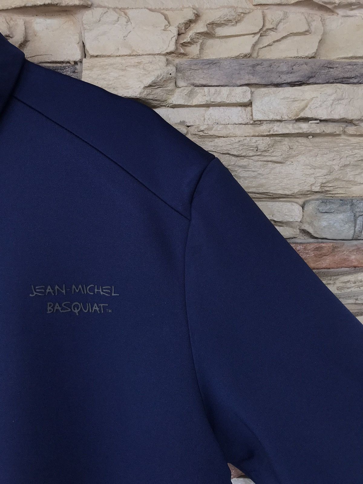 Jean-Michel Basquiat Jean Michel Basquiat Long Sleeve Fleece Button Up Tee Size US L / EU 52-54 / 3 - 7 Thumbnail