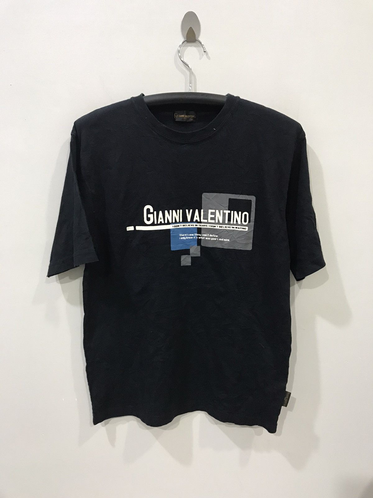 Valentino GIANNI VALENTINO Spell Out Logo Shirt Size US M / EU 48-50 / 2 - 1 Thumbnail