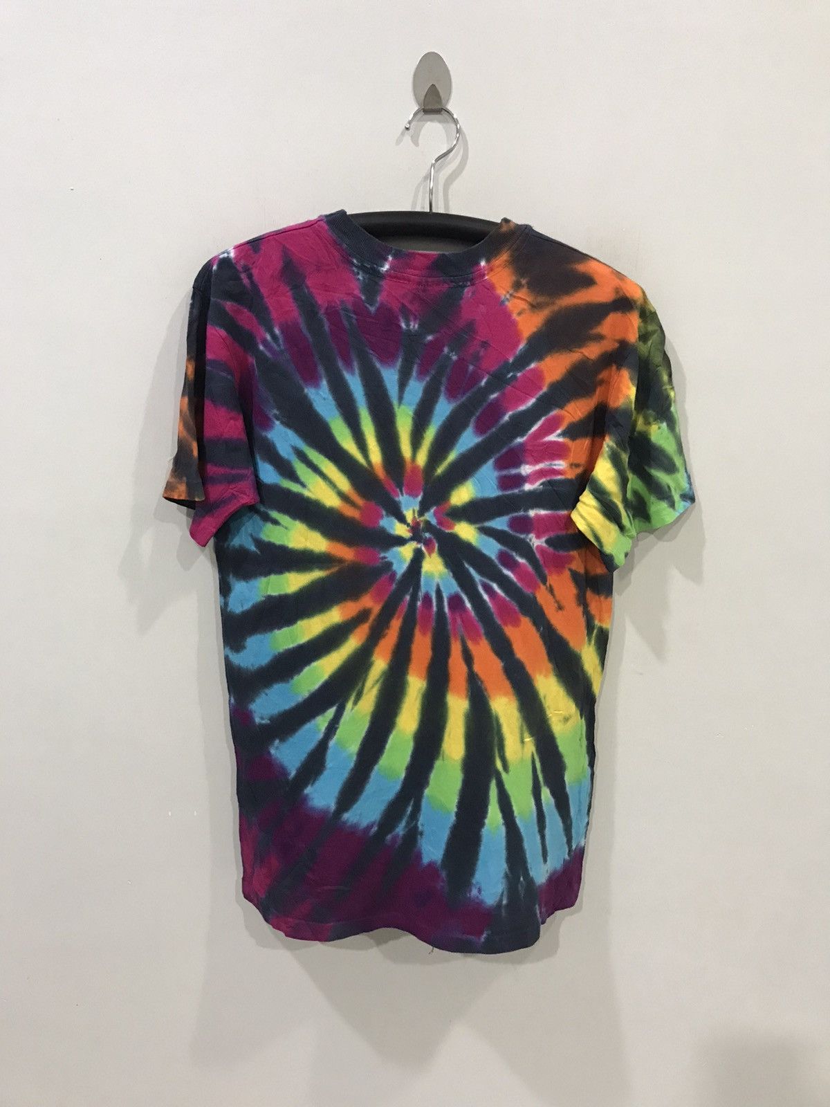 Vintage Vintage 90s Multicolour Tye Dye Anvil Shirt Size US L / EU 52-54 / 3 - 4 Thumbnail