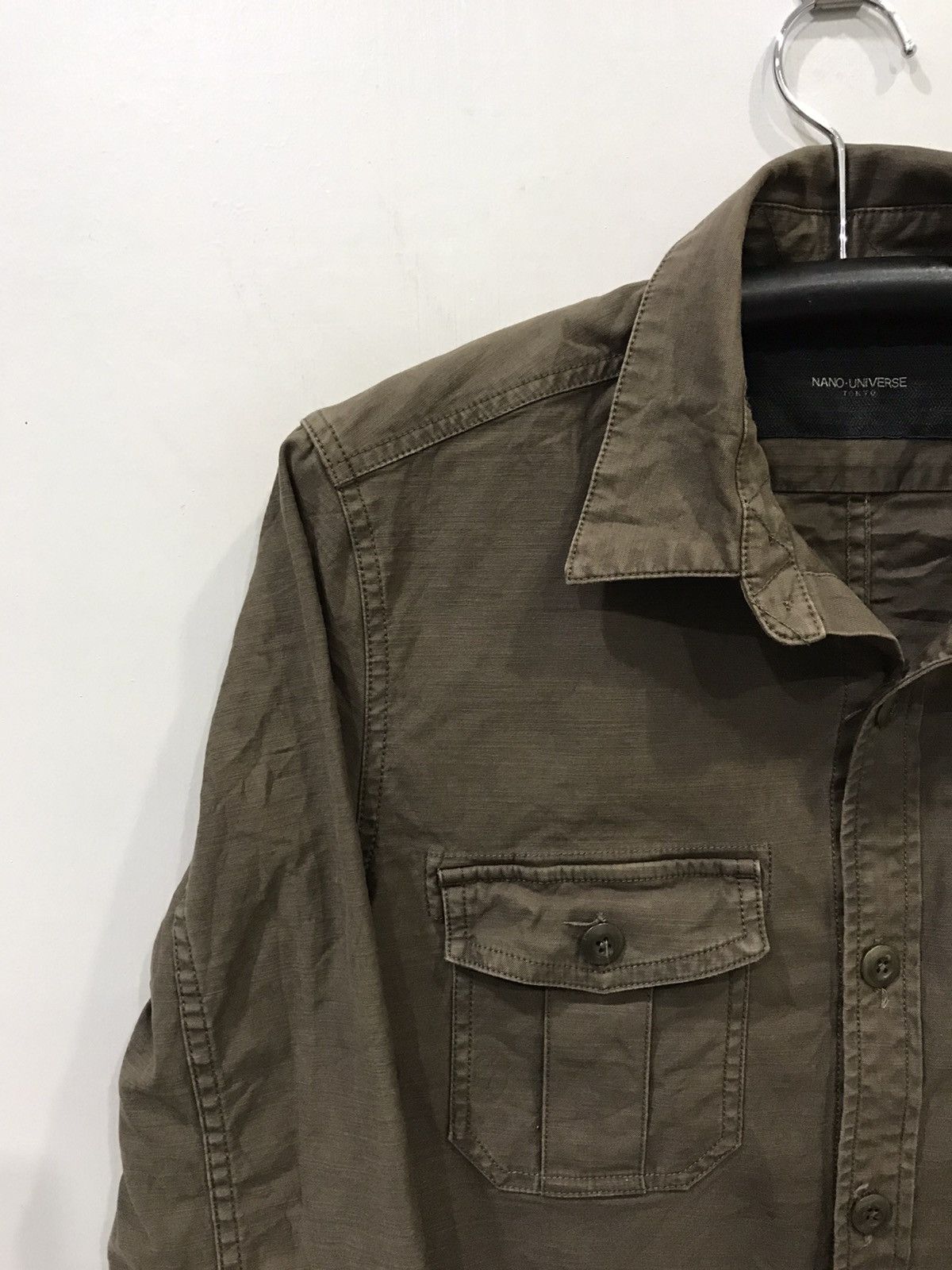 Japanese Brand × NANO universe NANO UNIVERSE Japan Military Shirt Size US M / EU 48-50 / 2 - 4 Thumbnail