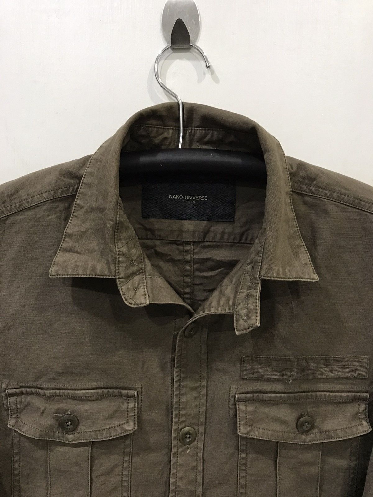 Japanese Brand × NANO universe NANO UNIVERSE Japan Military Shirt Size US M / EU 48-50 / 2 - 2 Thumbnail