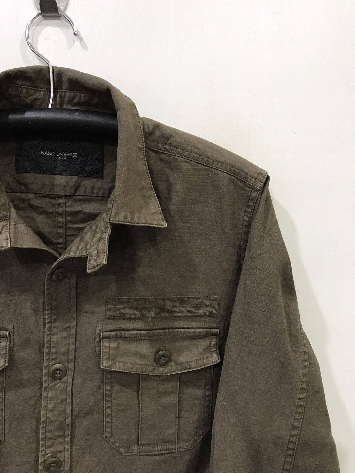 Japanese Brand × NANO universe NANO UNIVERSE Japan Military Shirt Size US M / EU 48-50 / 2 - 3 Thumbnail