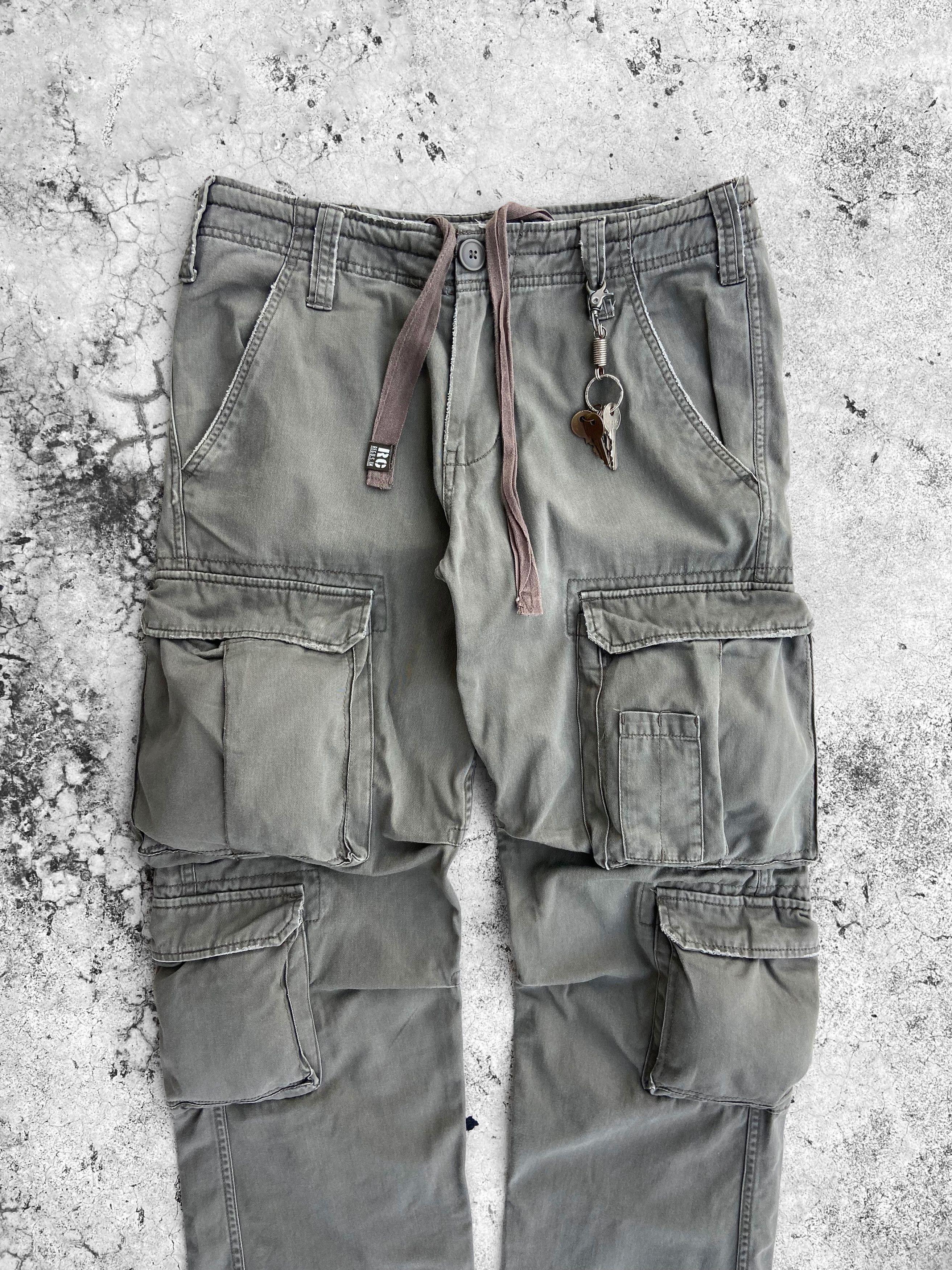 Japanese Brand Real Crush Clothing Japanese Multipocket Cargo Pants Size US 32 / EU 48 - 4 Thumbnail