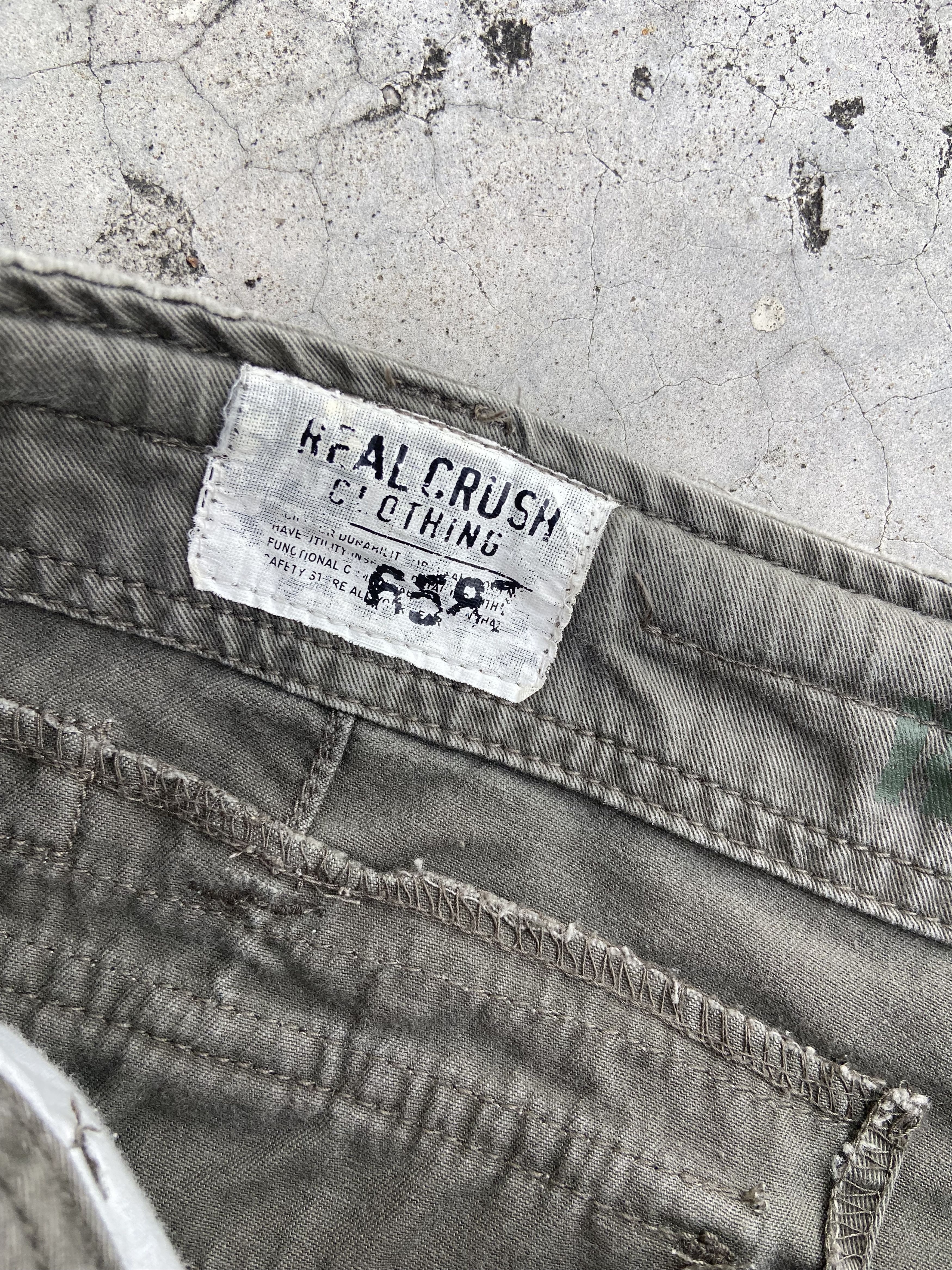 Japanese Brand Real Crush Clothing Japanese Multipocket Cargo Pants Size US 32 / EU 48 - 19 Thumbnail