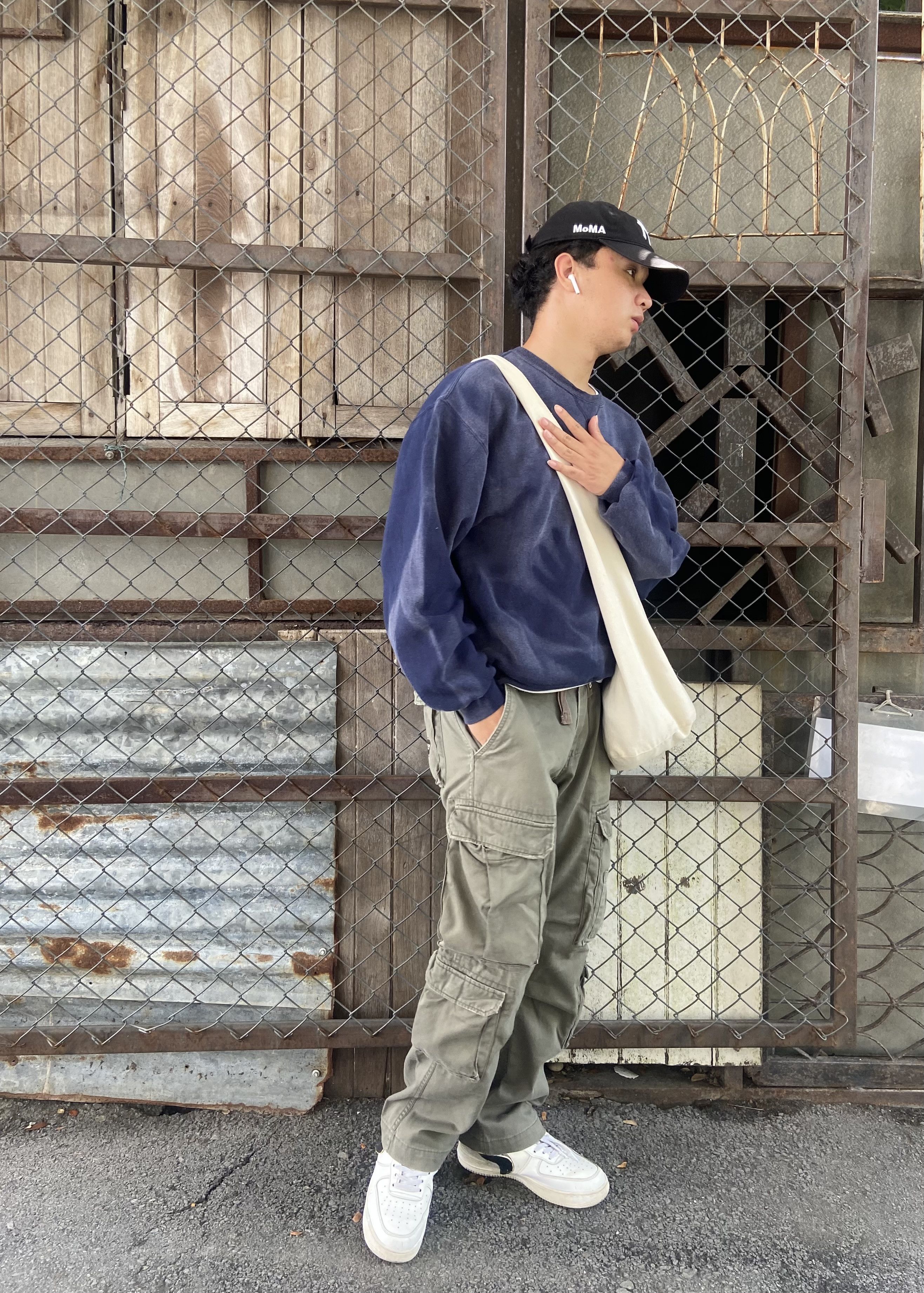 Japanese Brand Real Crush Clothing Japanese Multipocket Cargo Pants Size US 32 / EU 48 - 5 Thumbnail