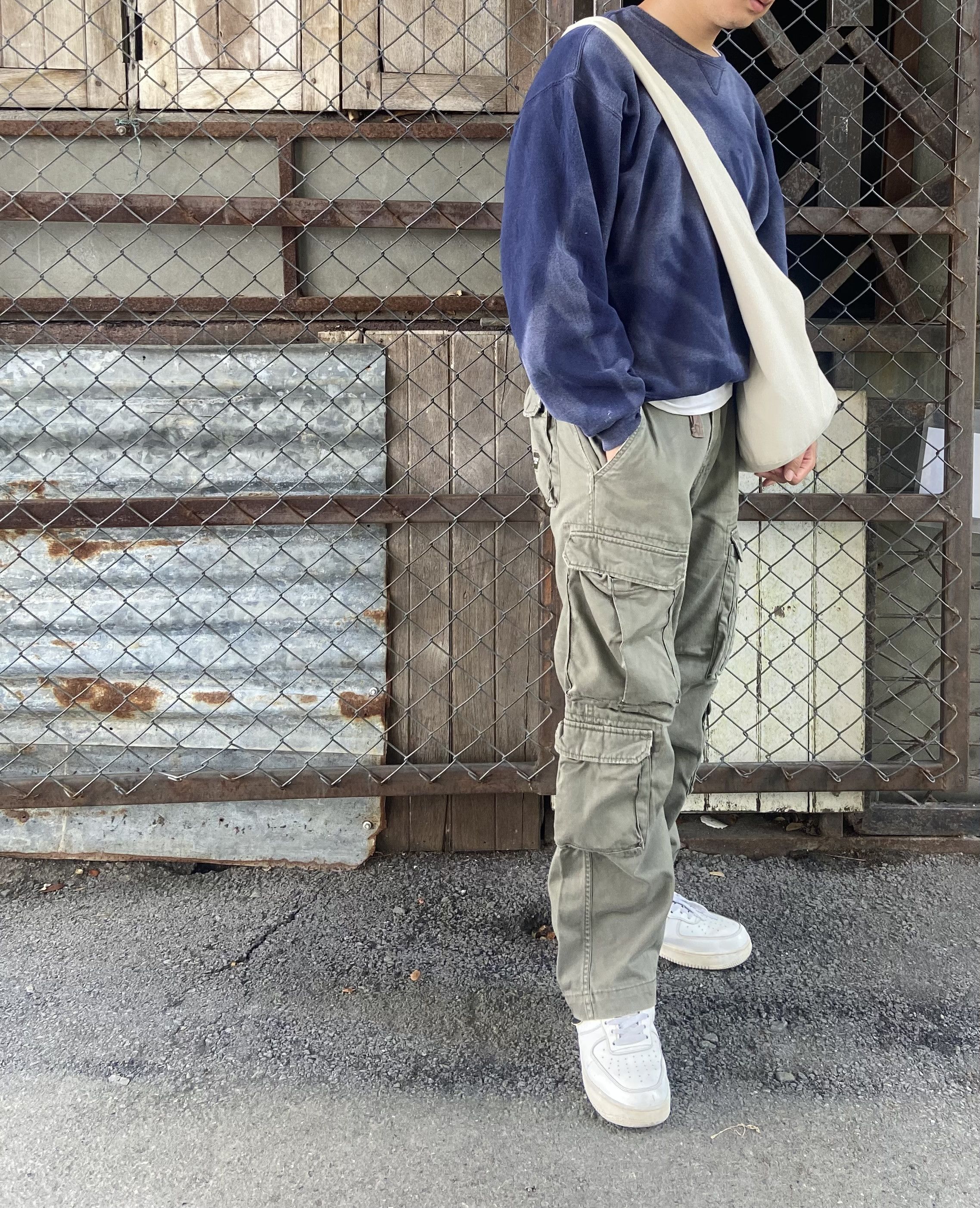 Japanese Brand Real Crush Clothing Japanese Multipocket Cargo Pants Size US 32 / EU 48 - 17 Thumbnail
