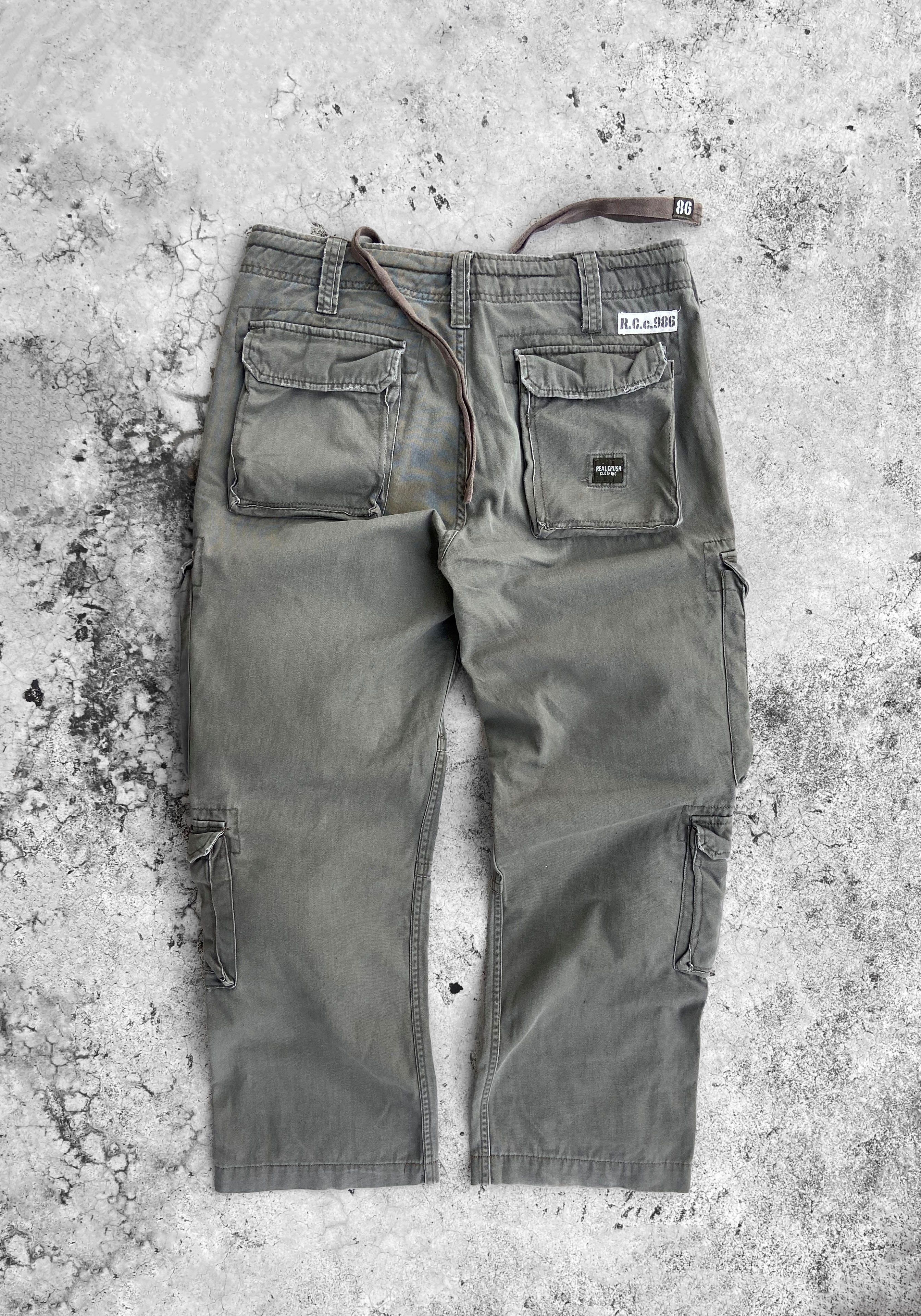 Japanese Brand Real Crush Clothing Japanese Multipocket Cargo Pants Size US 32 / EU 48 - 14 Thumbnail