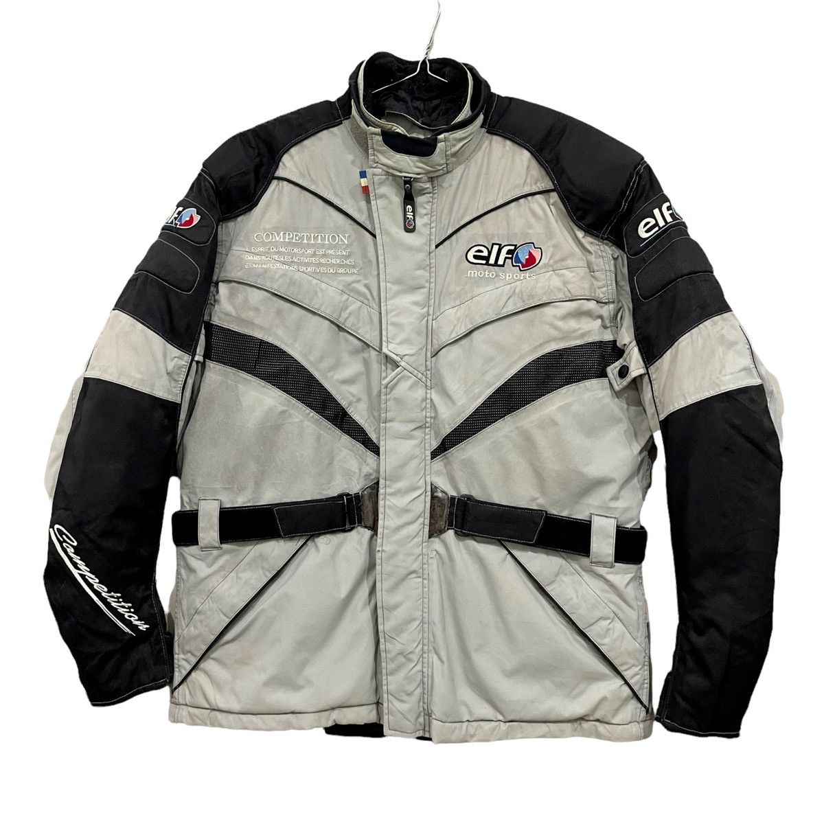 Vintage Vintage ELF Motorsport Riding Motorcycle Jacket Size US L / EU 52-54 / 3 - 2 Thumbnail