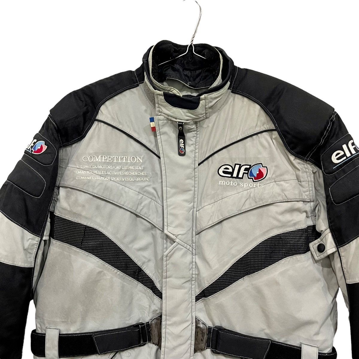 Vintage Vintage ELF Motorsport Riding Motorcycle Jacket Size US L / EU 52-54 / 3 - 4 Thumbnail