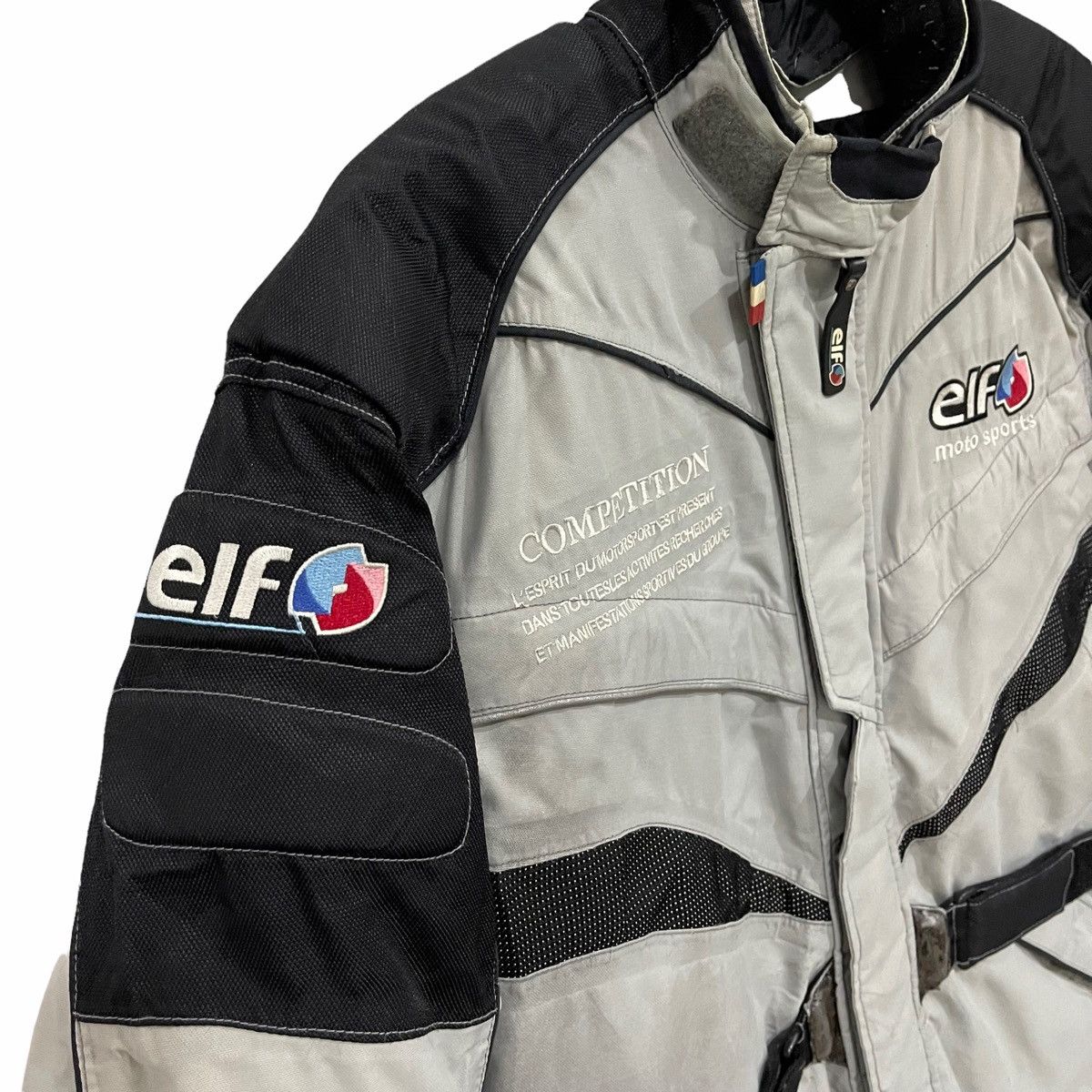 Vintage Vintage ELF Motorsport Riding Motorcycle Jacket Size US L / EU 52-54 / 3 - 10 Thumbnail