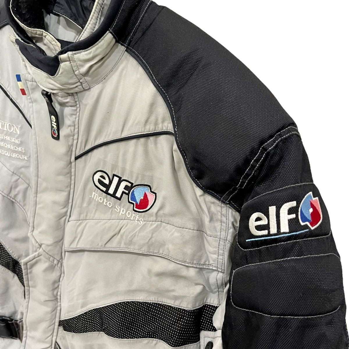 Vintage Vintage ELF Motorsport Riding Motorcycle Jacket Size US L / EU 52-54 / 3 - 11 Thumbnail