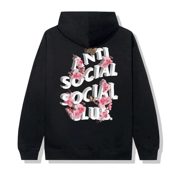 DS Anti Social Social Club 4K Kkoch Black Hoodie ASSC New