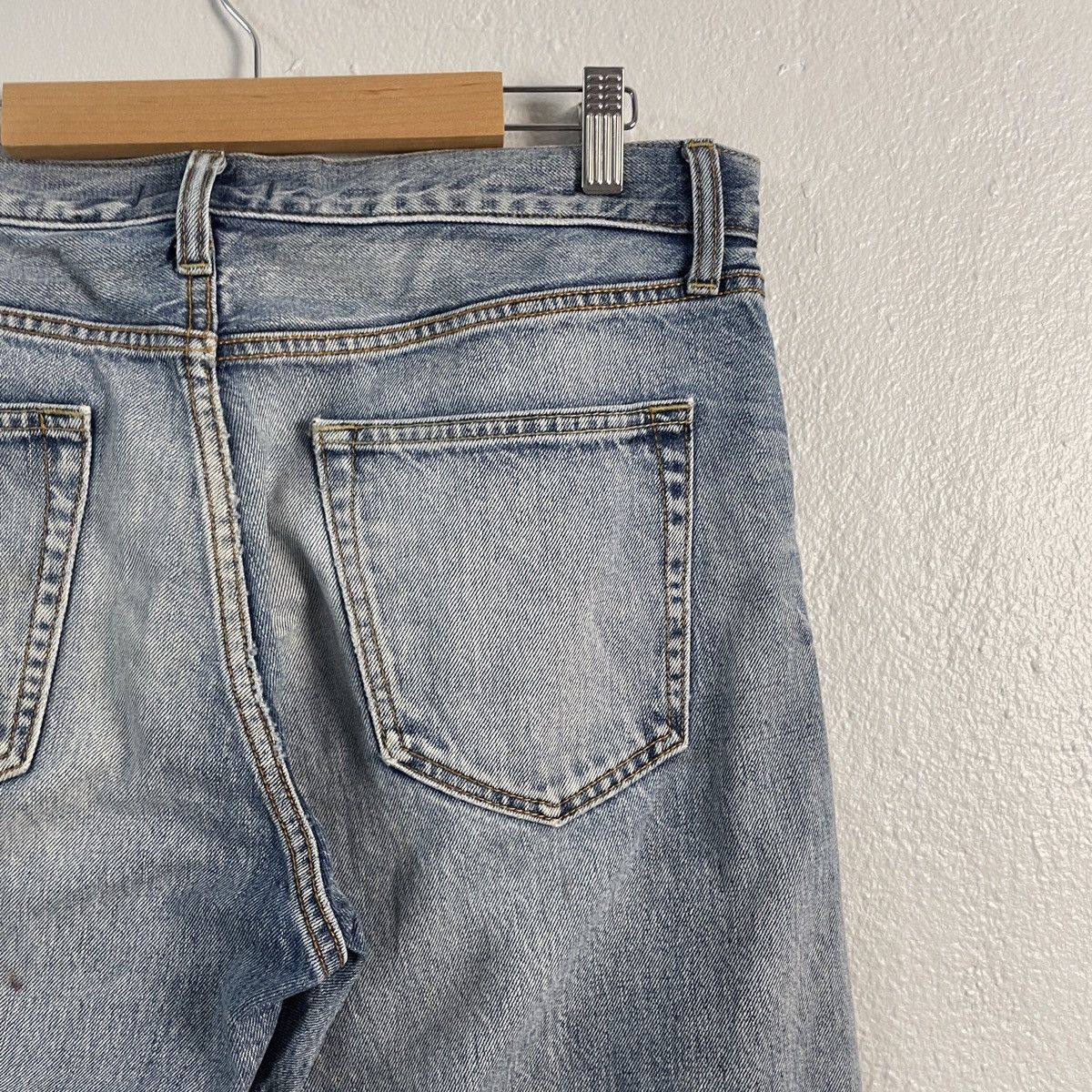 Japanese Brand Vintage Japanese Designer Distressed Selvedge Denim Jeans Size US 35 - 9 Thumbnail