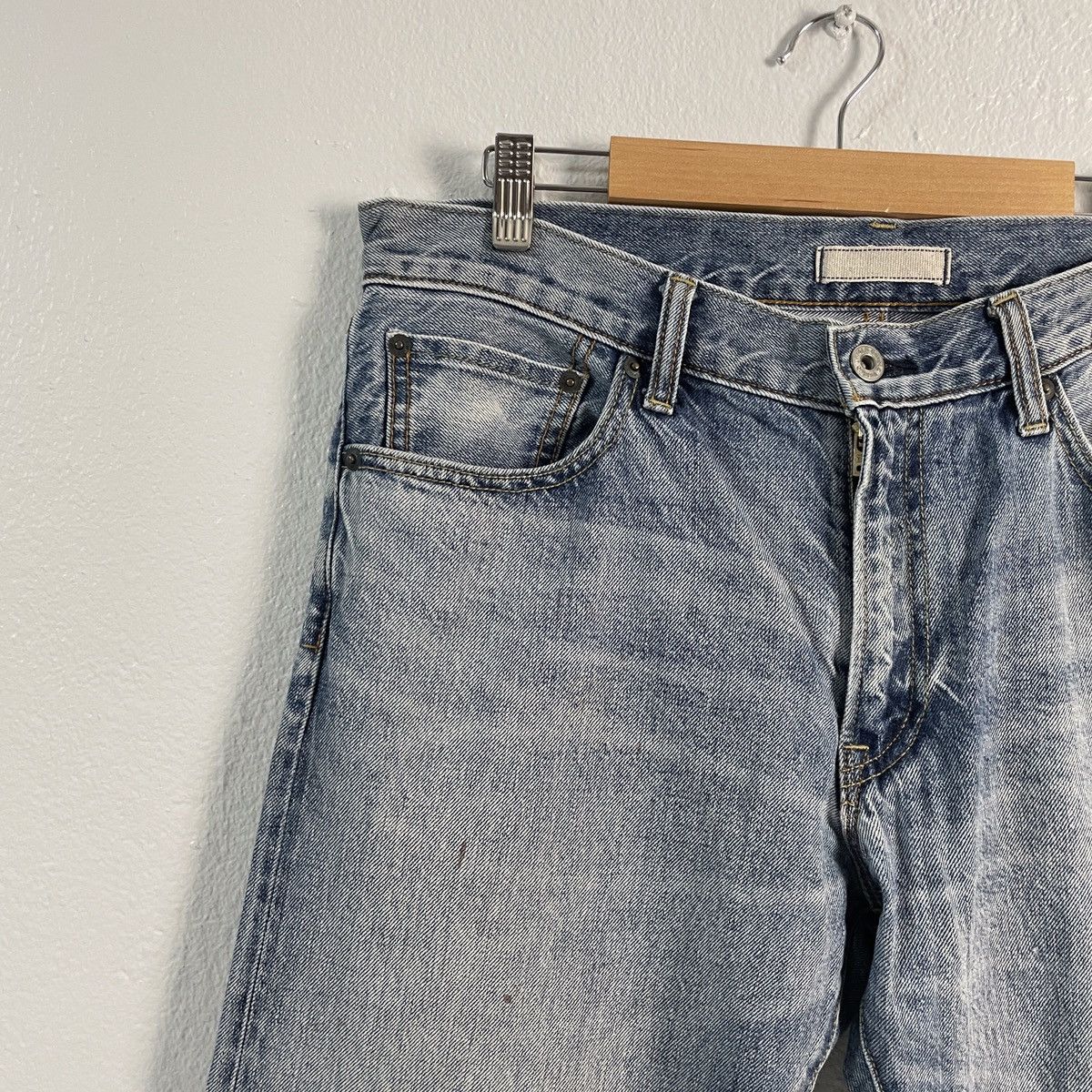 Japanese Brand Vintage Japanese Designer Distressed Selvedge Denim Jeans Size US 35 - 3 Thumbnail