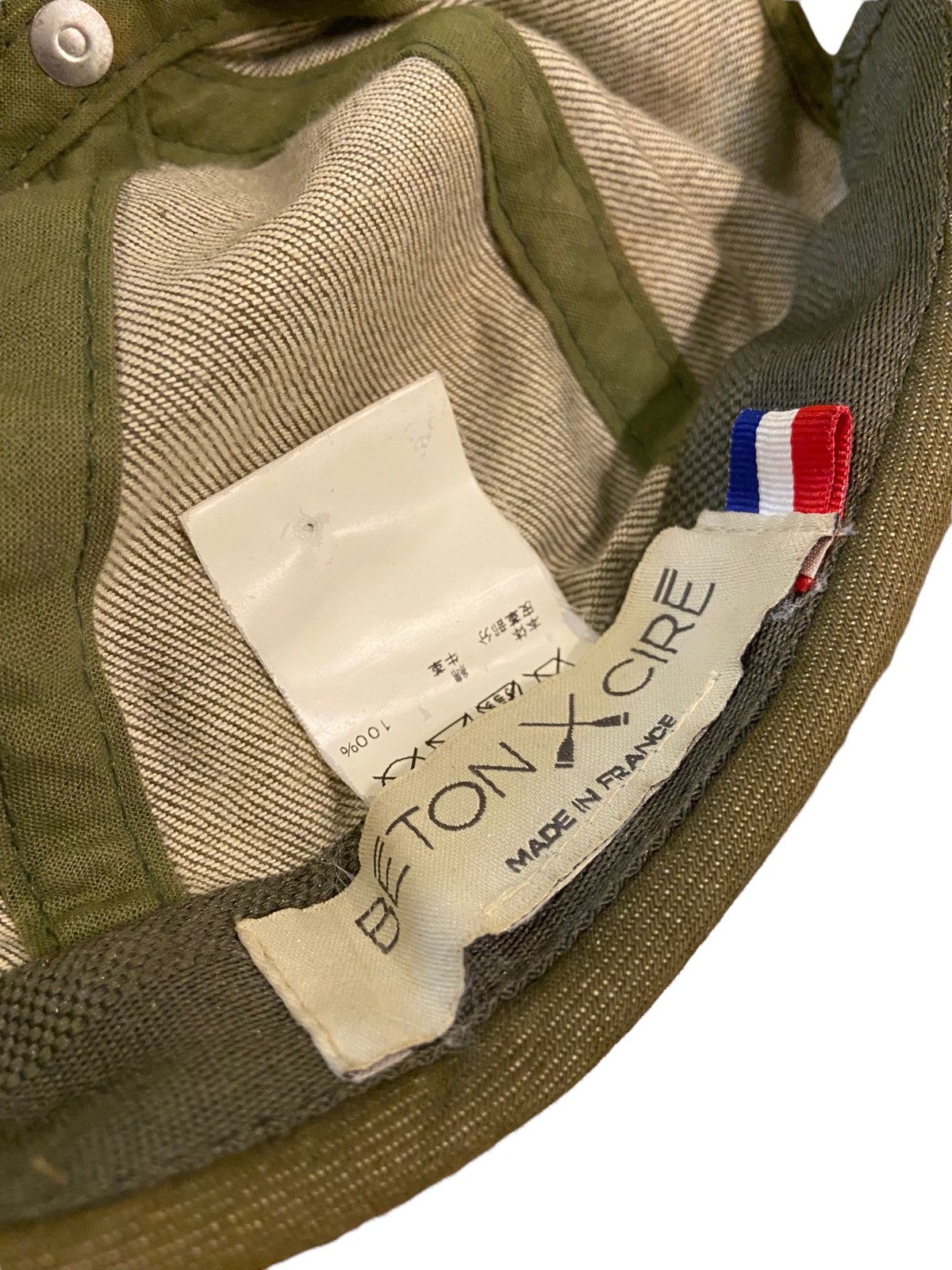 BETON CIRE GRAIL🔥Beton Sire 🇫🇷 Bonnet Docker Miki Beige Sand Size ONE SIZE - 9 Thumbnail