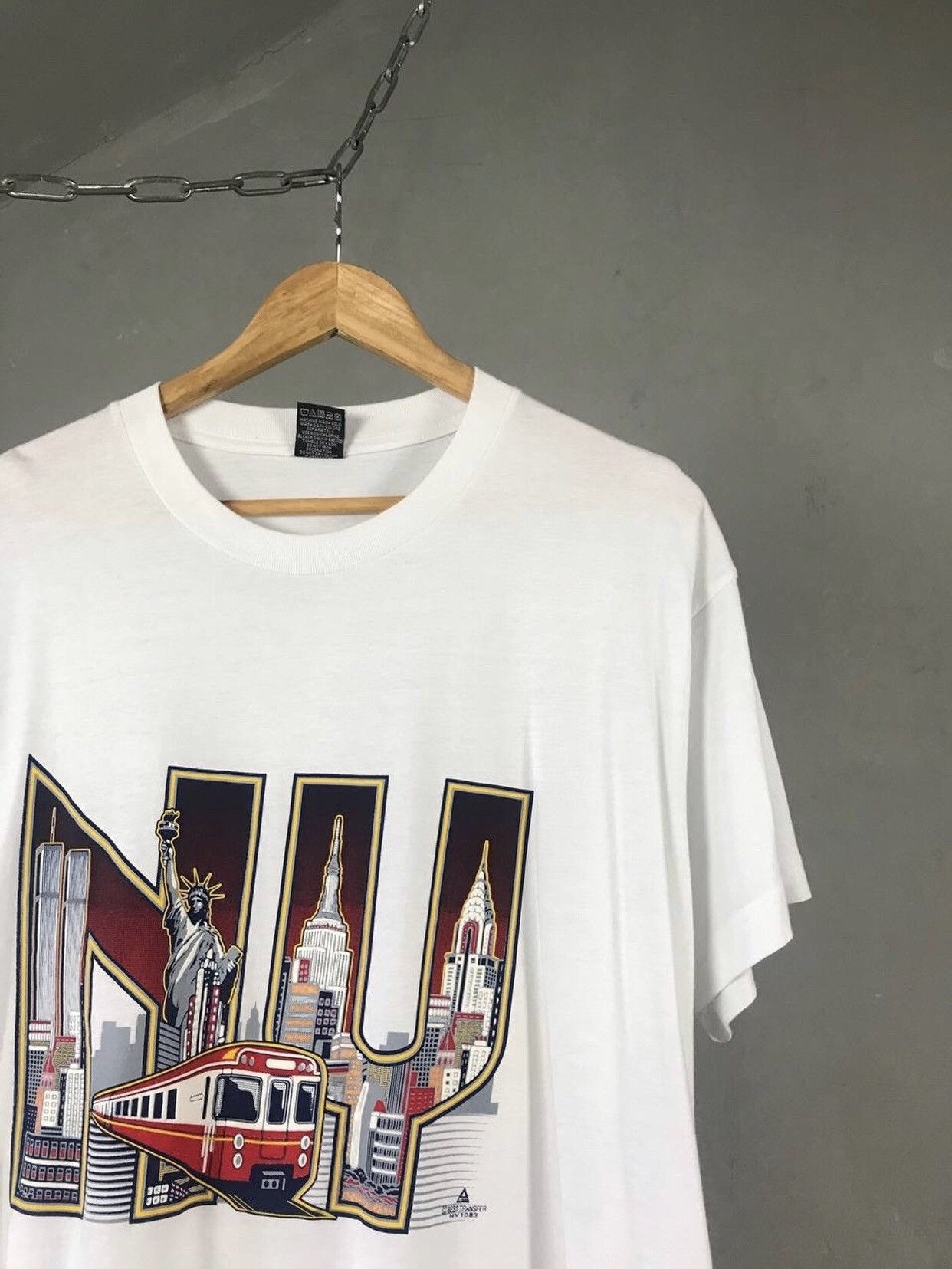 Vintage NY New York USA other streetwear vintage tee Size US L / EU 52-54 / 3 - 2 Thumbnail
