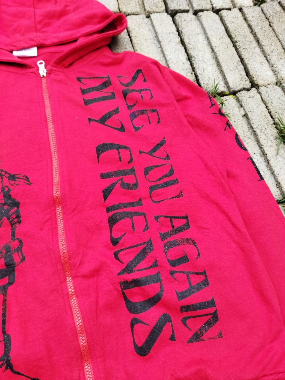 Japanese Brand One Piece Portgas D Ace Hoodie - Size L Size US L / EU 52-54 / 3 - 5 Thumbnail