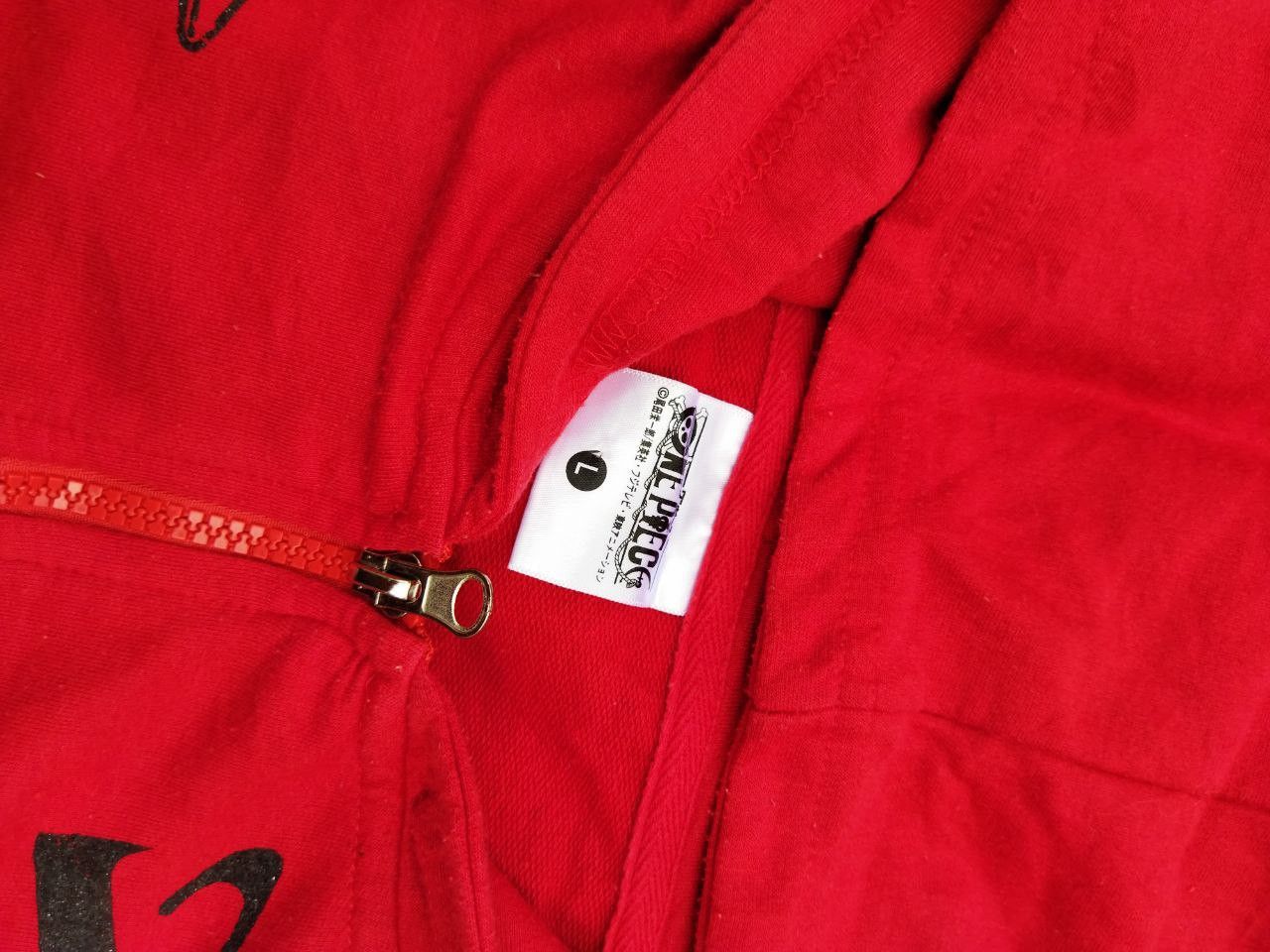 Japanese Brand One Piece Portgas D Ace Hoodie - Size L Size US L / EU 52-54 / 3 - 7 Thumbnail