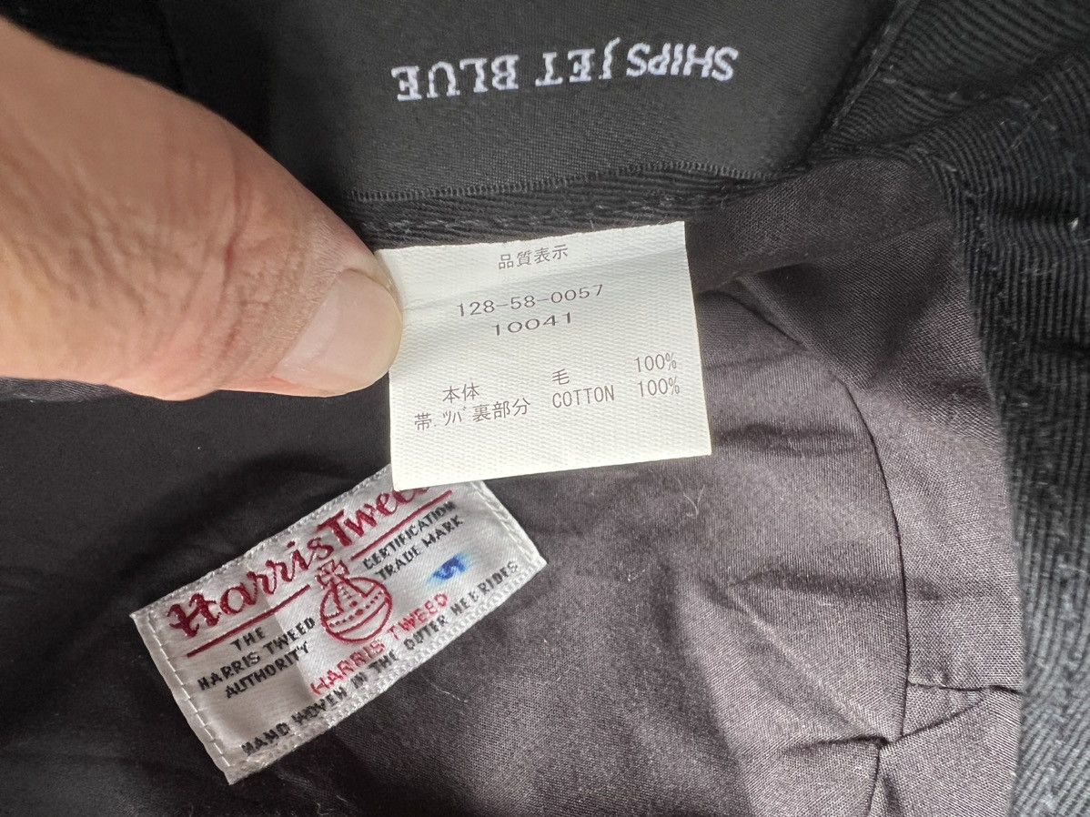 Harris Tweed × Ships Jet Blue HARRIS TWEED X SHIPS JET BLUE TWEED CORDUROY PATROL ARMY HAT Size ONE SIZE - 14 Thumbnail