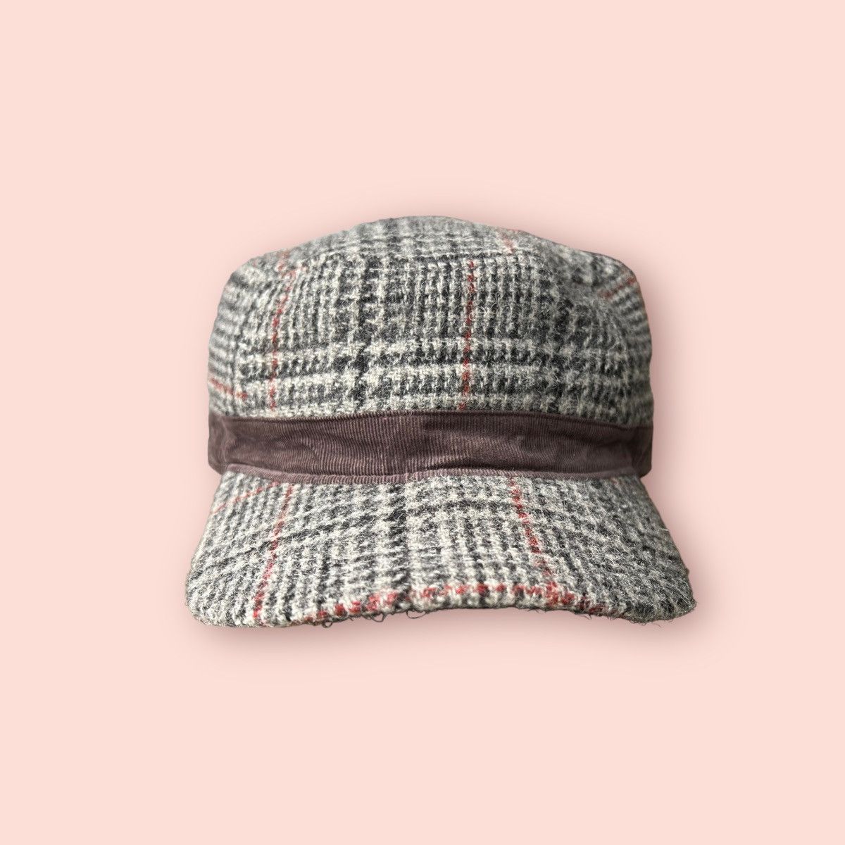 Harris Tweed × Ships Jet Blue HARRIS TWEED X SHIPS JET BLUE TWEED CORDUROY PATROL ARMY HAT Size ONE SIZE - 10 Thumbnail