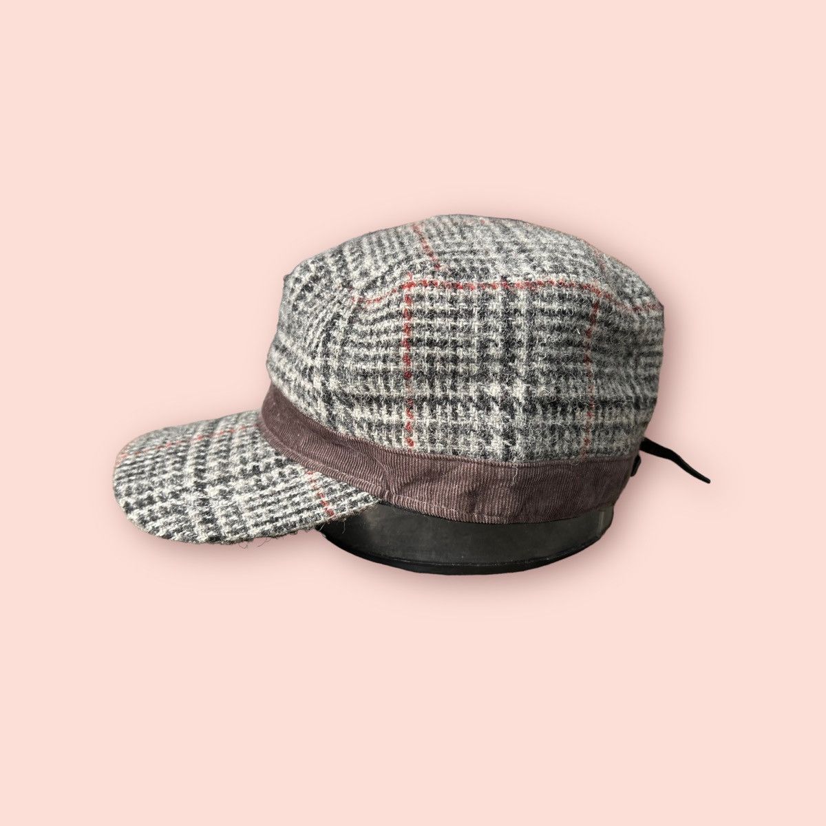 Harris Tweed × Ships Jet Blue HARRIS TWEED X SHIPS JET BLUE TWEED CORDUROY PATROL ARMY HAT Size ONE SIZE - 3 Thumbnail