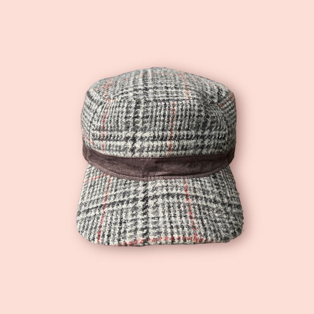 Harris Tweed × Ships Jet Blue HARRIS TWEED X SHIPS JET BLUE TWEED CORDUROY PATROL ARMY HAT Size ONE SIZE - 2 Thumbnail