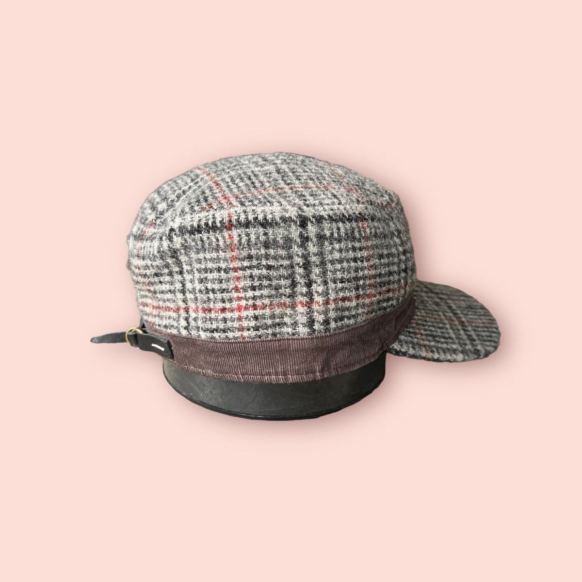 Harris Tweed × Ships Jet Blue HARRIS TWEED X SHIPS JET BLUE TWEED CORDUROY PATROL ARMY HAT Size ONE SIZE - 5 Thumbnail