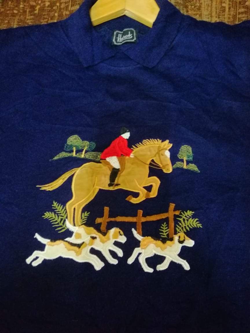 Harrods Vintage Rare Harrods Knightbridge sweatshirts Size US M / EU 48-50 / 2 - 2 Thumbnail