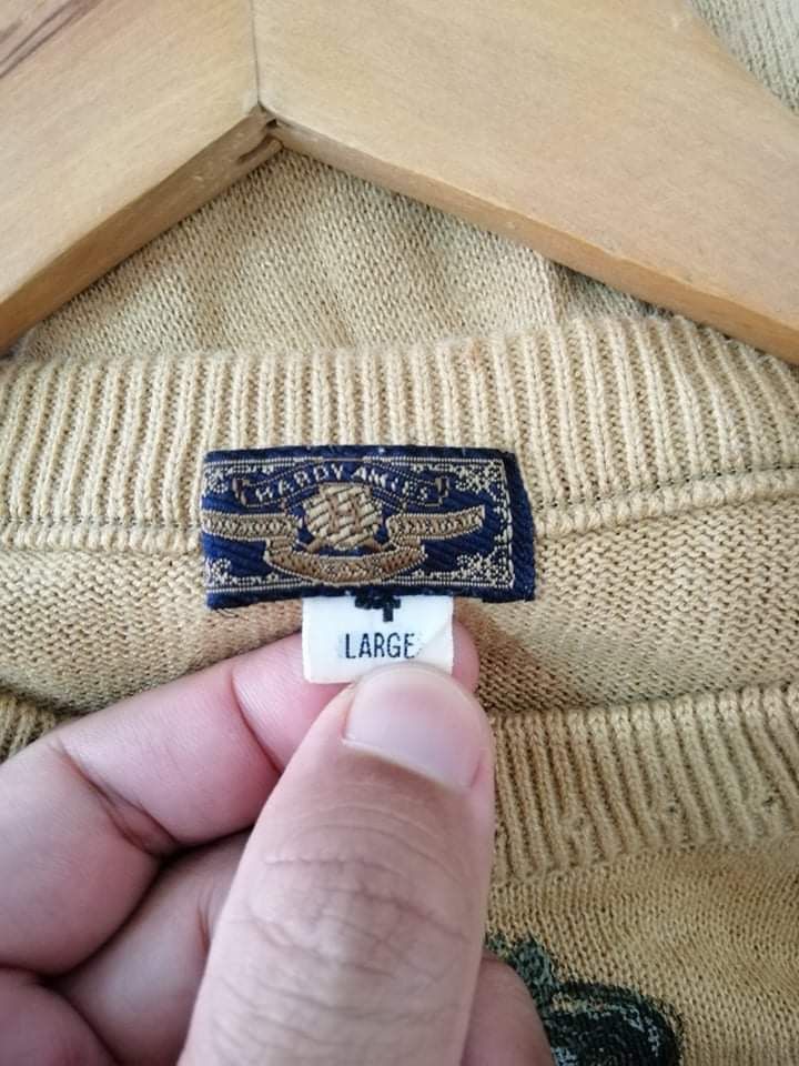 Hardy Amies Vintage Hardy Amies Jeans London short sleeve knitwear Size US L / EU 52-54 / 3 - 7 Thumbnail