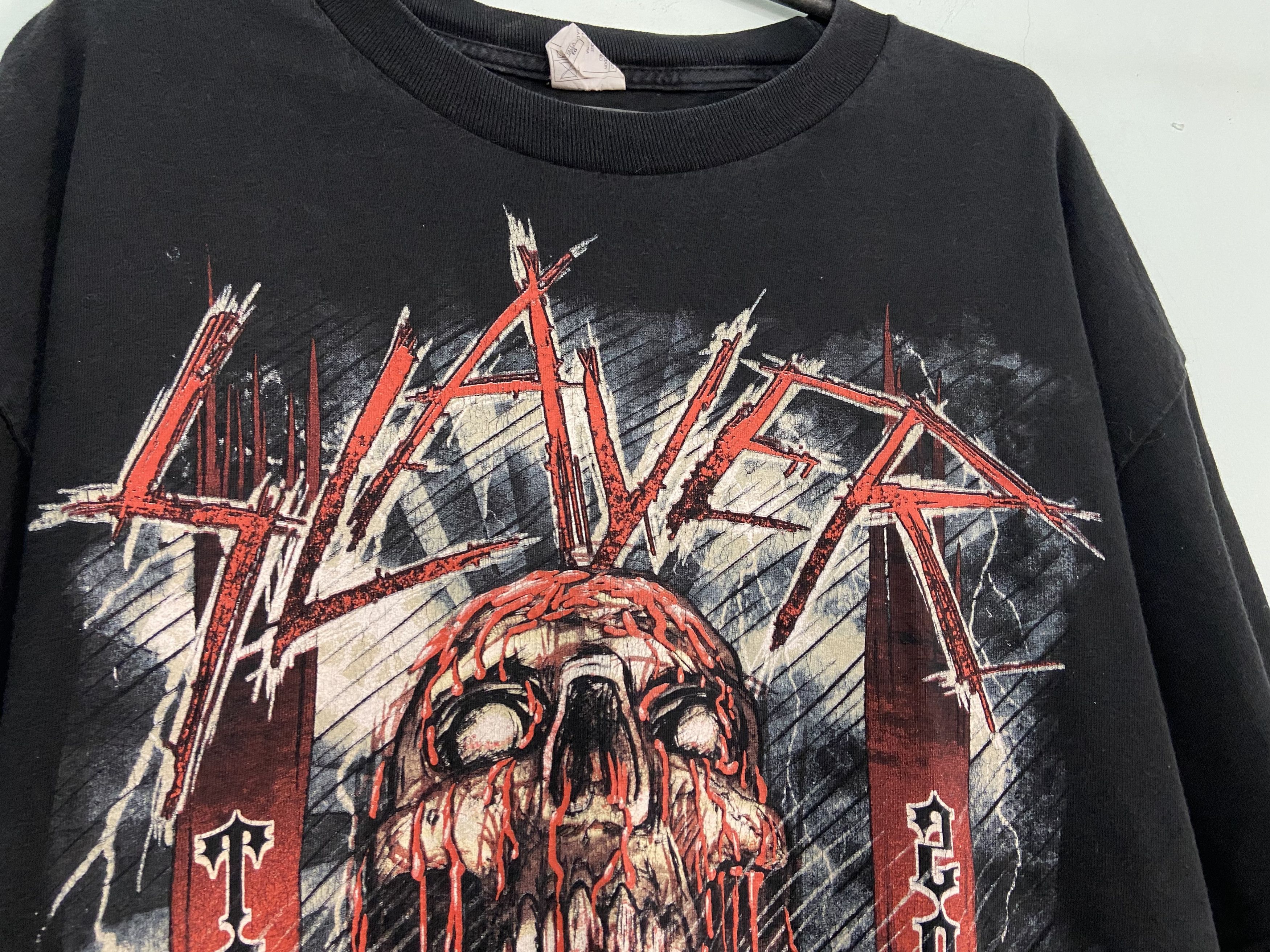 Band Tees slayer world painted blood 2009 t shirts Size US XL / EU 56 / 4 - 3 Thumbnail