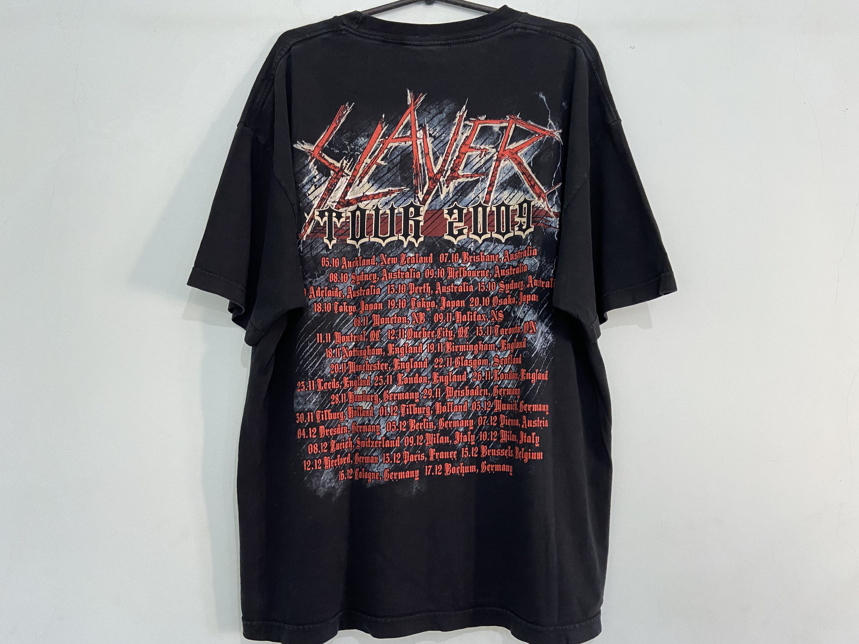 Band Tees slayer world painted blood 2009 t shirts Size US XL / EU 56 / 4 - 7 Thumbnail