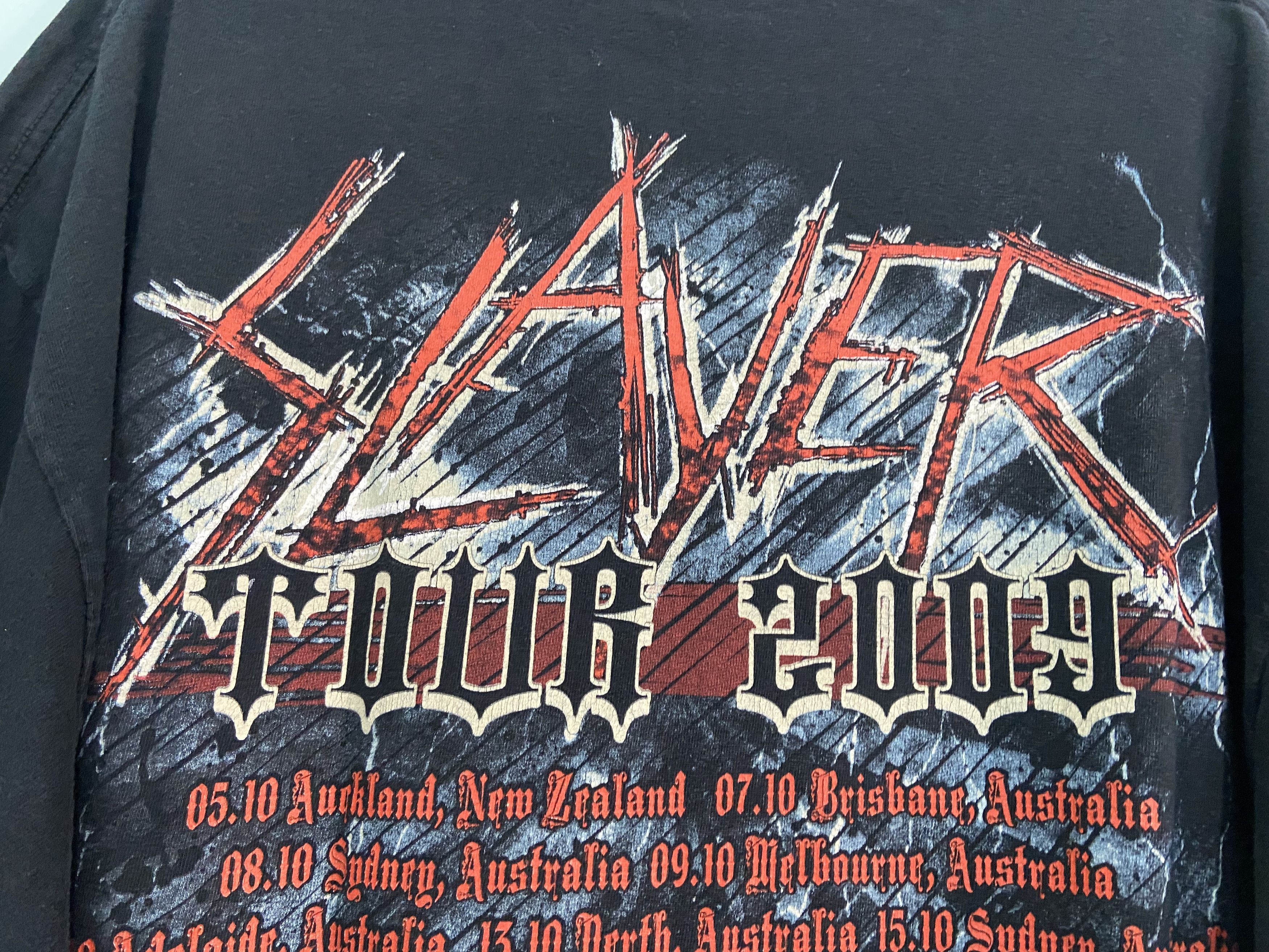 Band Tees slayer world painted blood 2009 t shirts Size US XL / EU 56 / 4 - 8 Thumbnail