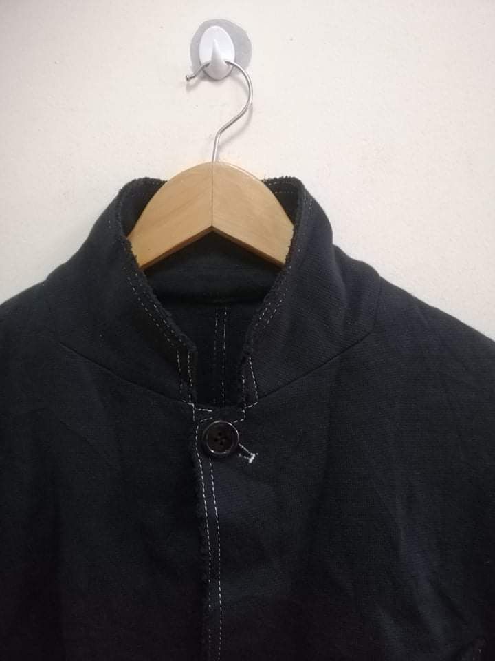 Japanese Brand Side Slope Japan black coat/ jacket Size US XL / EU 56 / 4 - 8 Thumbnail