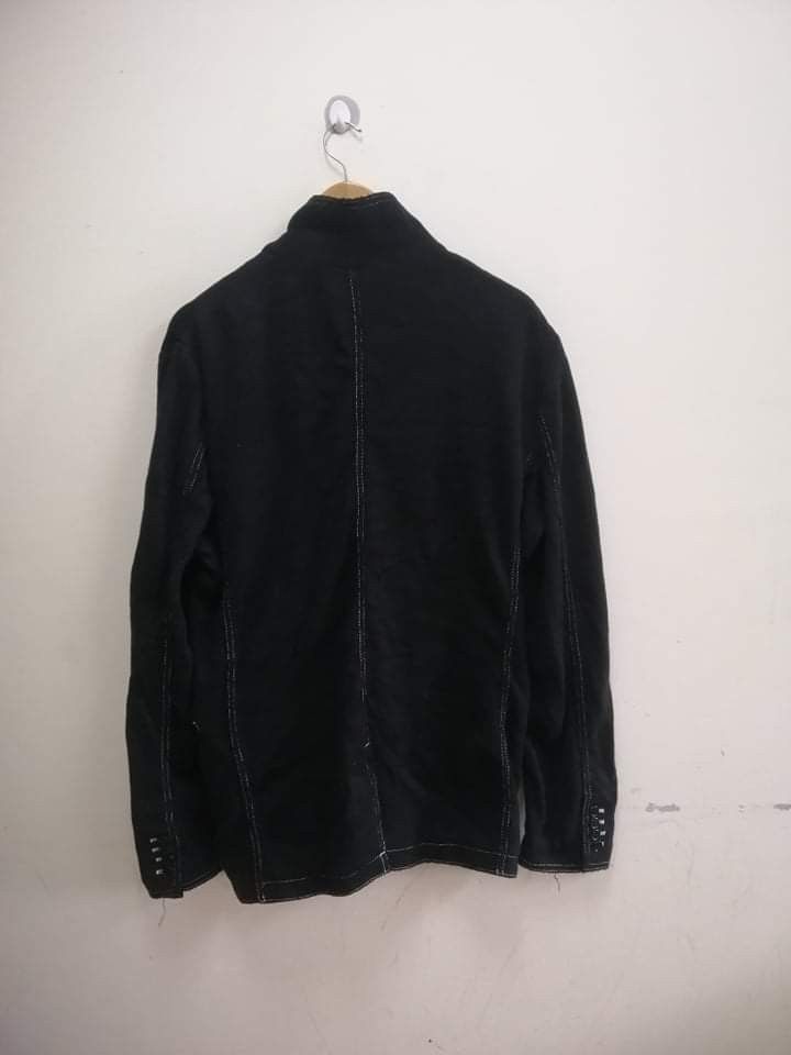 Japanese Brand Side Slope Japan black coat/ jacket Size US XL / EU 56 / 4 - 4 Thumbnail