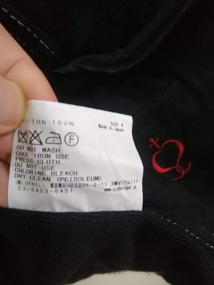 Japanese Brand Side Slope Japan black coat/ jacket Size US XL / EU 56 / 4 - 5 Thumbnail