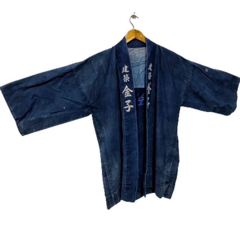 Designer × Indigo × Japanese Brand 💥delete today💥Shi-jin kimono indigo Dyed Woven japan Size US L / EU 52-54 / 3 - 5 Thumbnail