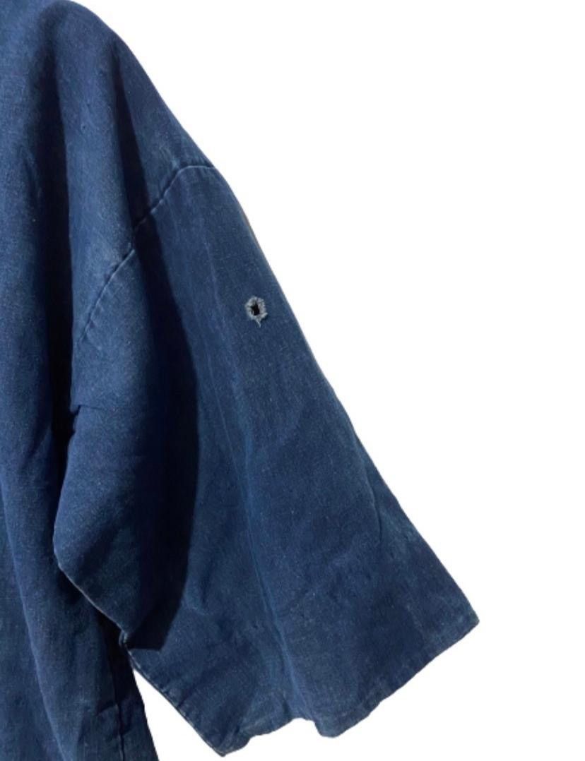 Designer × Indigo × Japanese Brand 💥delete today💥Shi-jin kimono indigo Dyed Woven japan Size US L / EU 52-54 / 3 - 3 Thumbnail