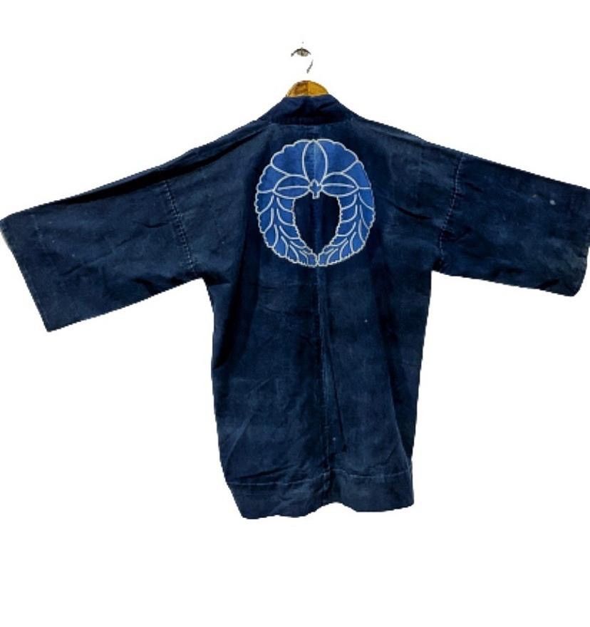 Designer × Indigo × Japanese Brand 💥delete today💥Shi-jin kimono indigo Dyed Woven japan Size US L / EU 52-54 / 3 - 4 Thumbnail