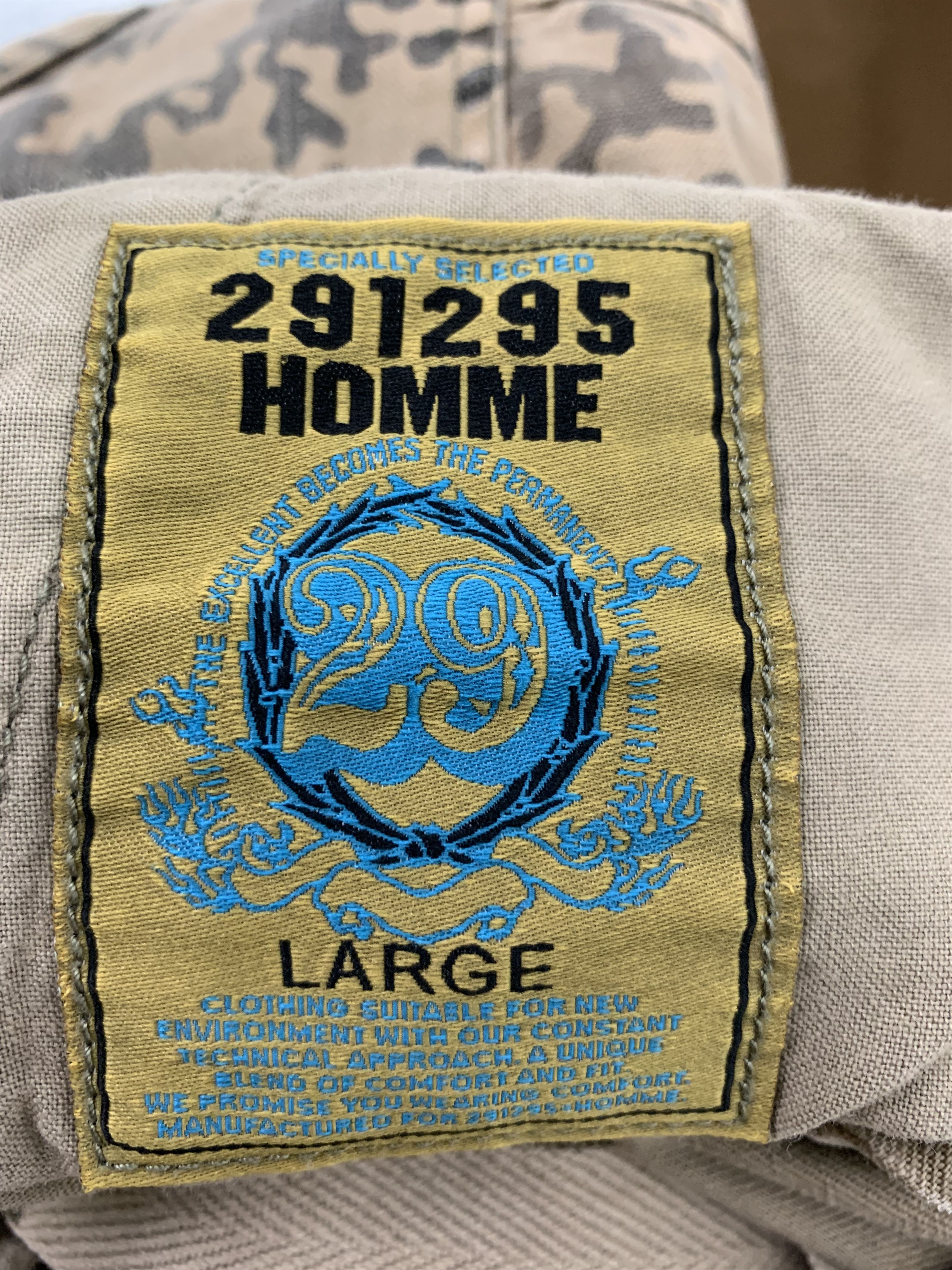 If Six Was Nine Cargo Pants Homme Multipocket Seditionaries Streetwear Size US 33 - 16 Thumbnail
