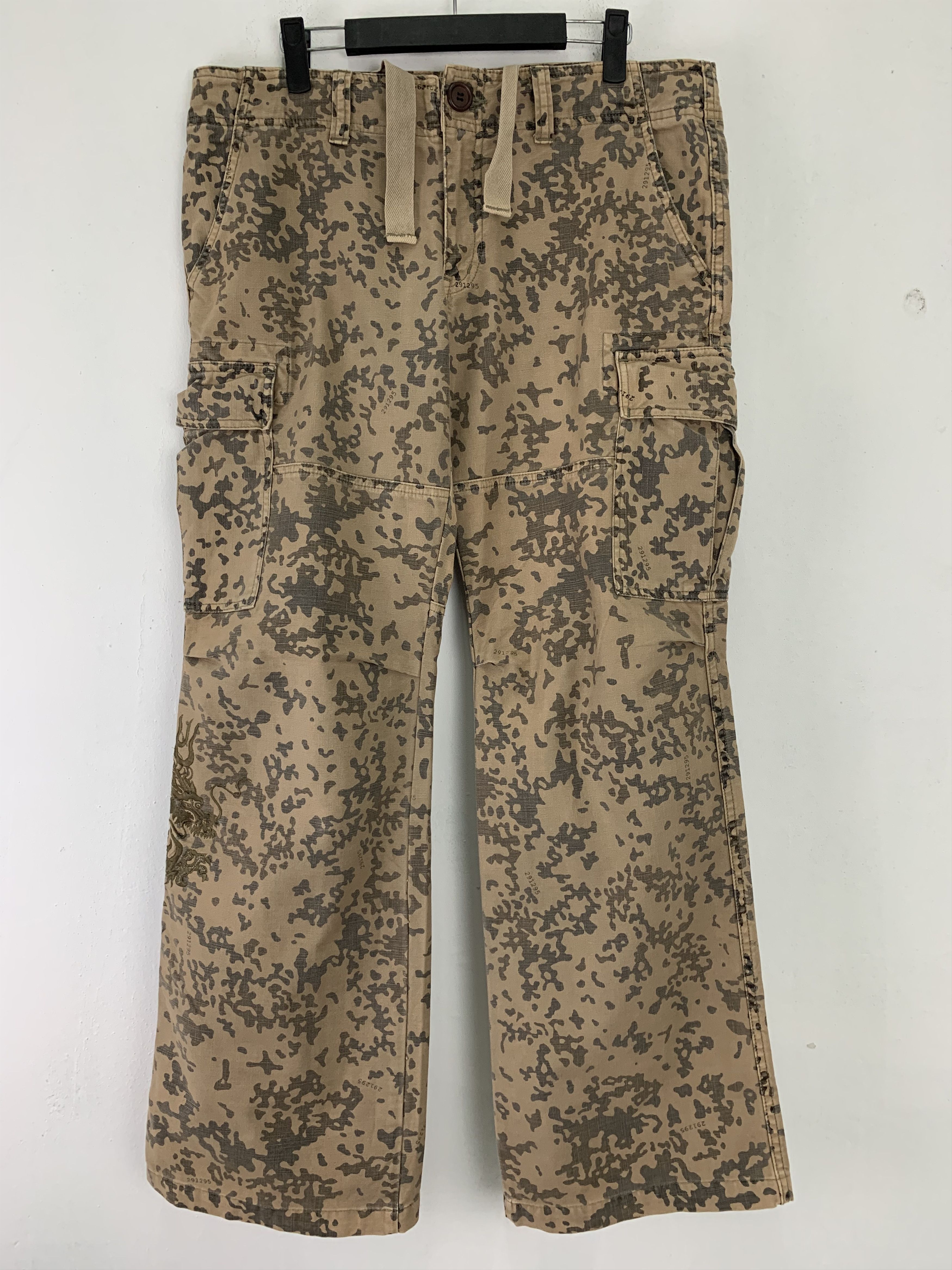 If Six Was Nine Cargo Pants Homme Multipocket Seditionaries Streetwear Size US 33 - 1 Thumbnail